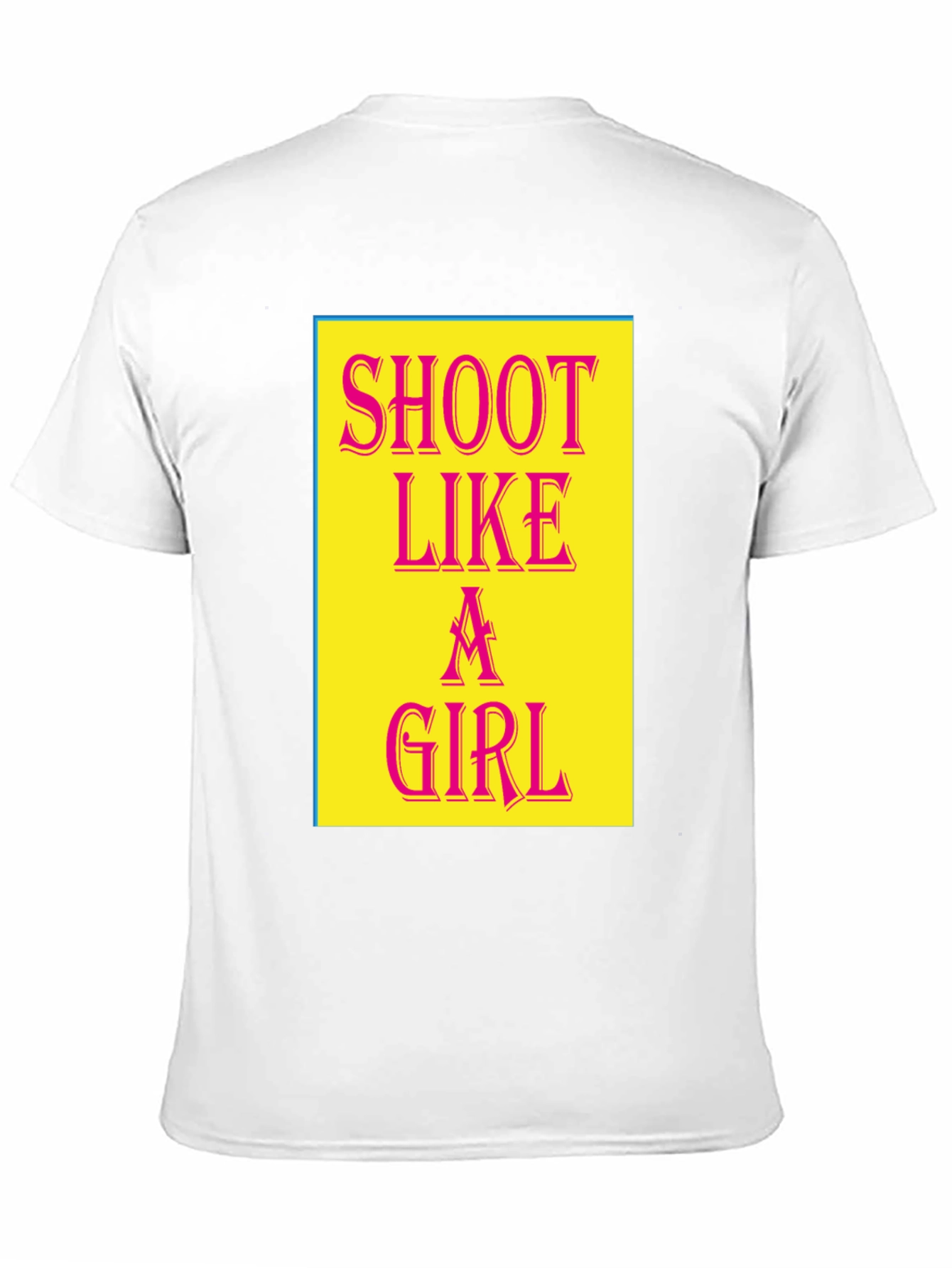 Shoot Like a Girl Black Graphic Tee