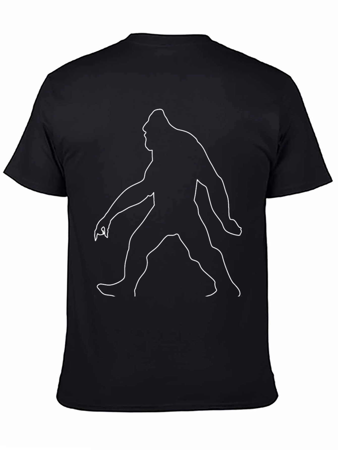Bigfoot Silhouette Black T-Shirt
