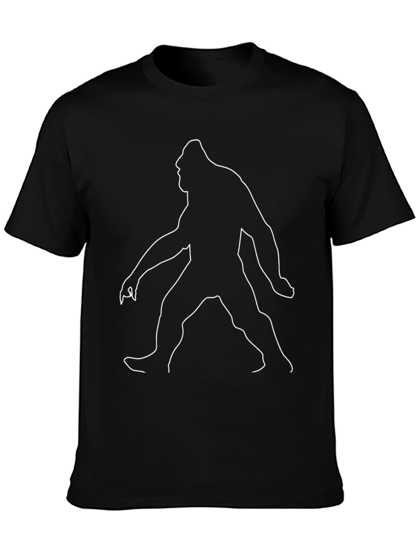 Bigfoot Silhouette Black T-Shirt