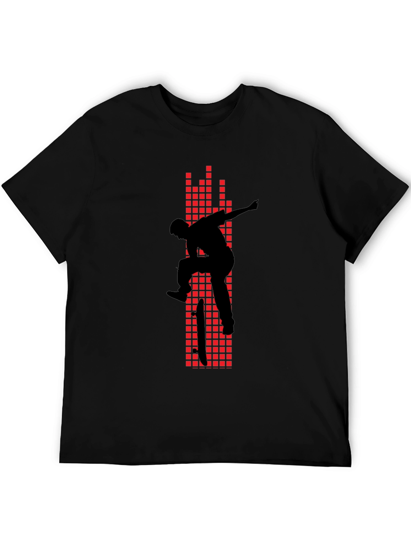 Skater Graphic Tee - Black