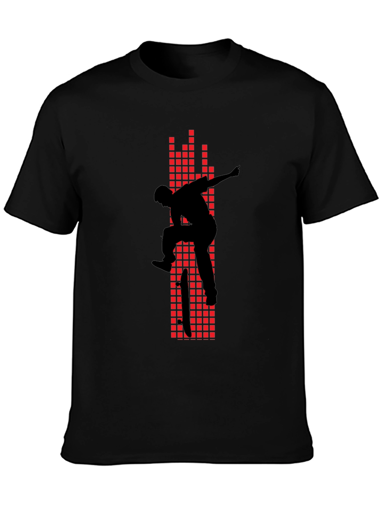 Skater Graphic Tee - Black