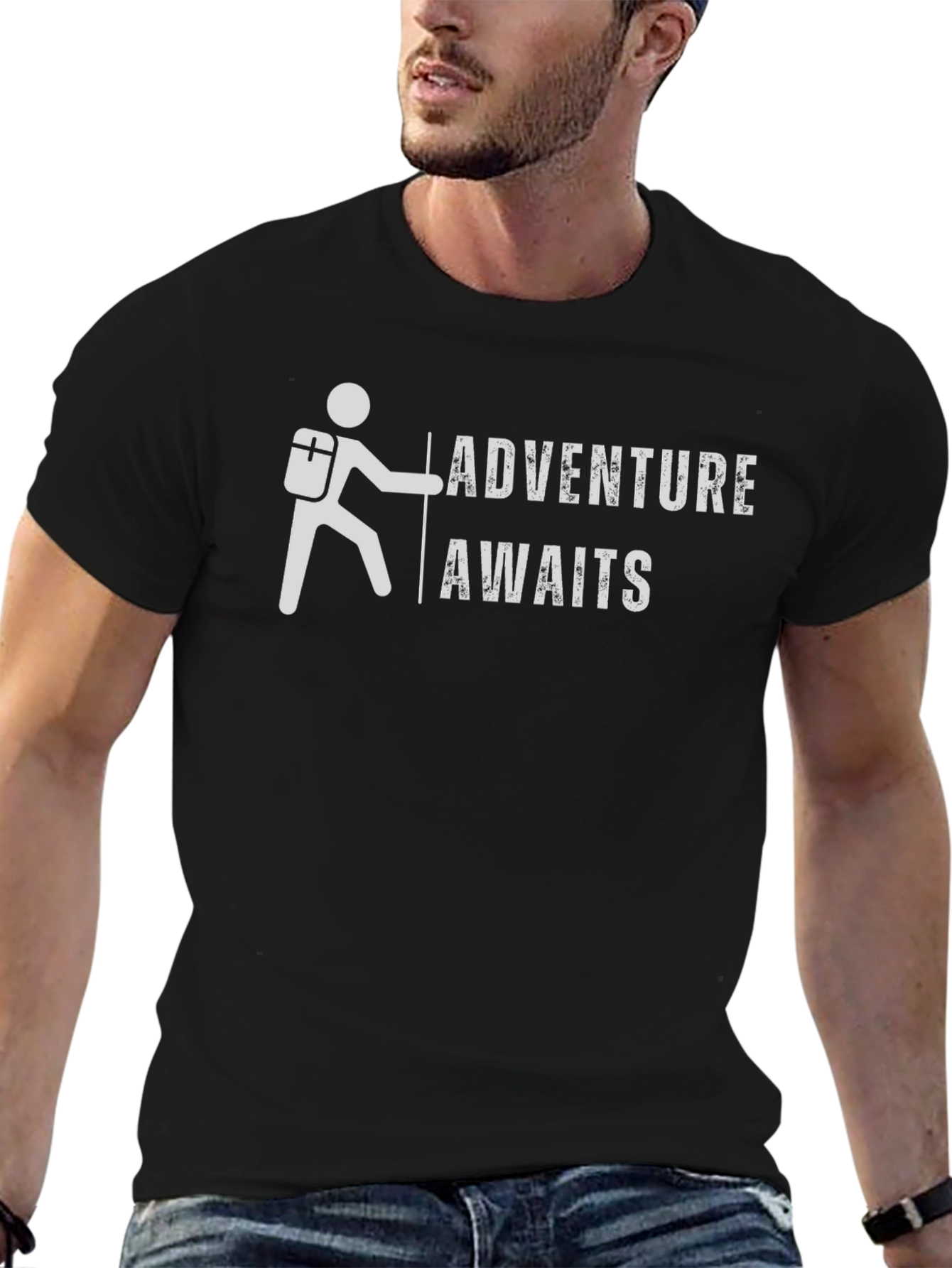 Adventure Awaits Graphic T-Shirt | Hiking Tee