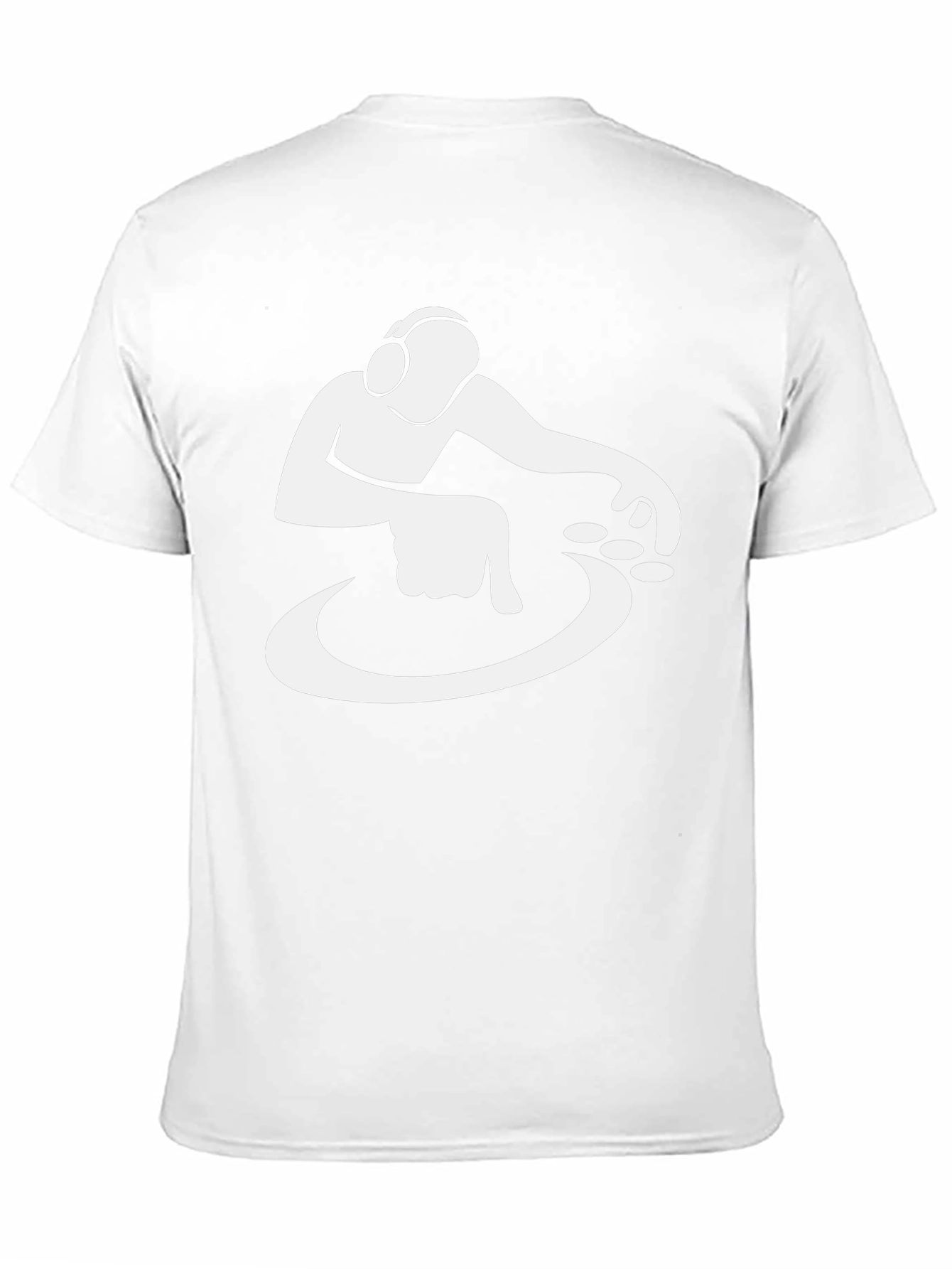 DJ Graphic T-Shirt - Black Cotton Blend