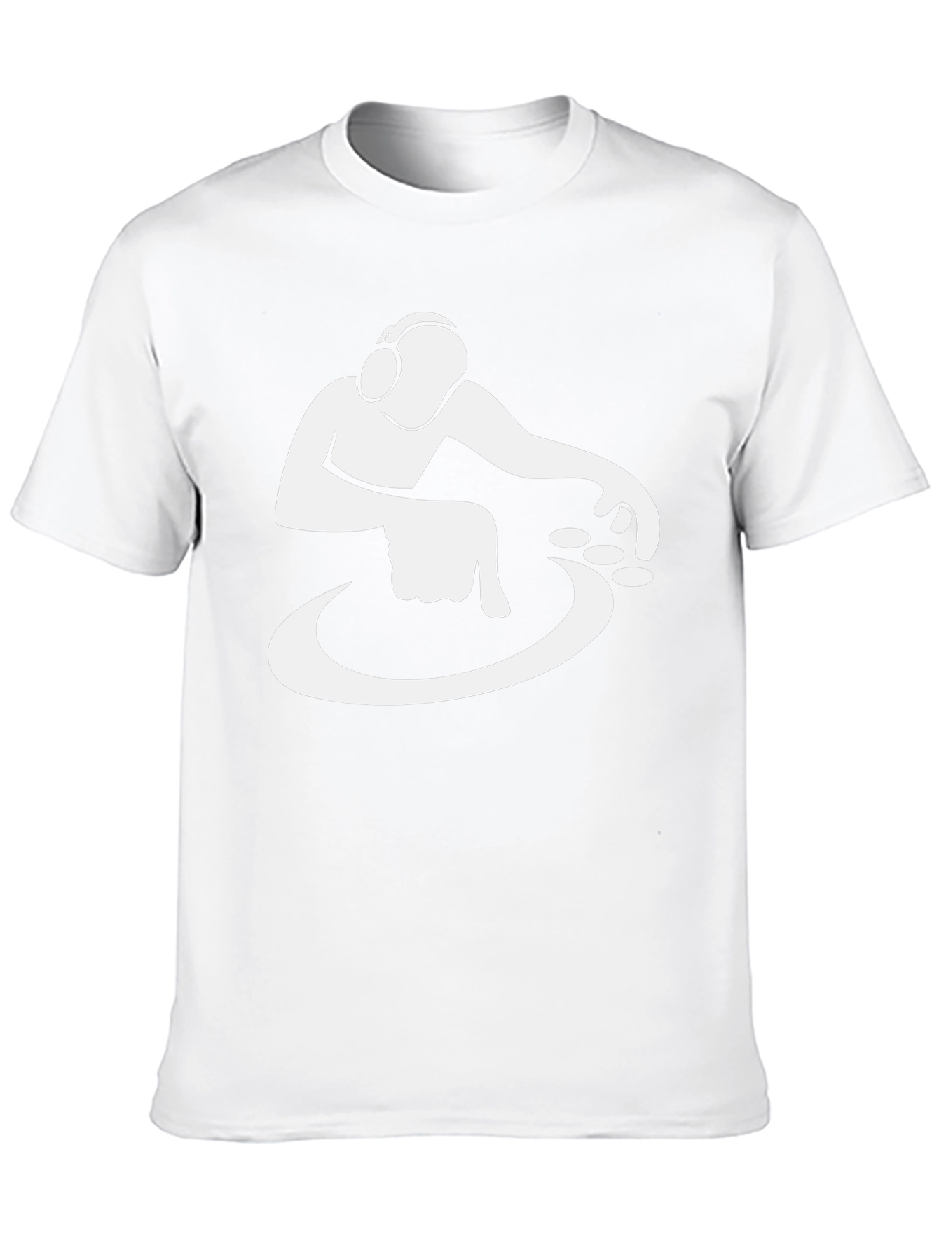 DJ Graphic T-Shirt - Black Cotton Blend