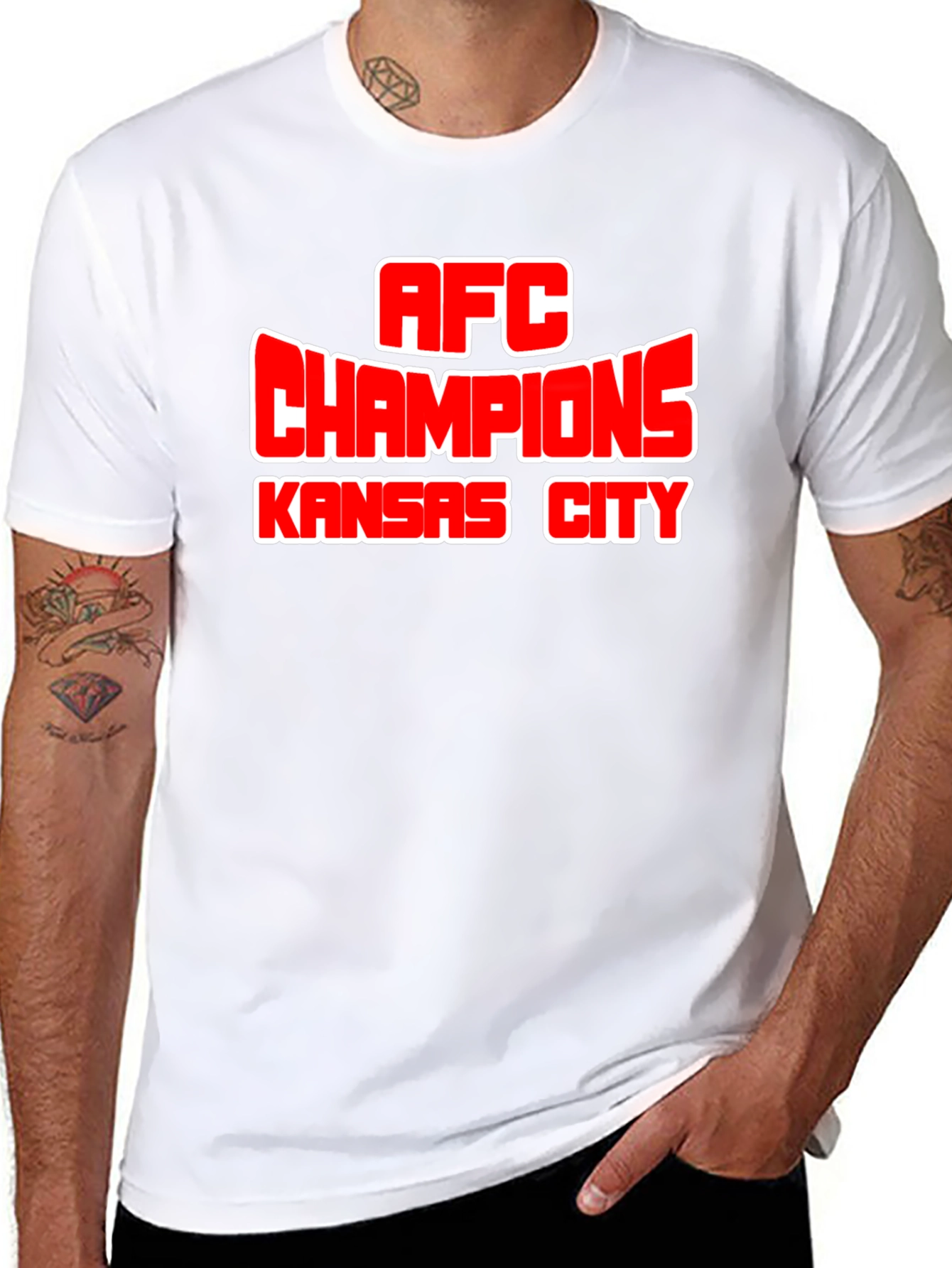 AFC Champions Kansas City Black T-Shirt