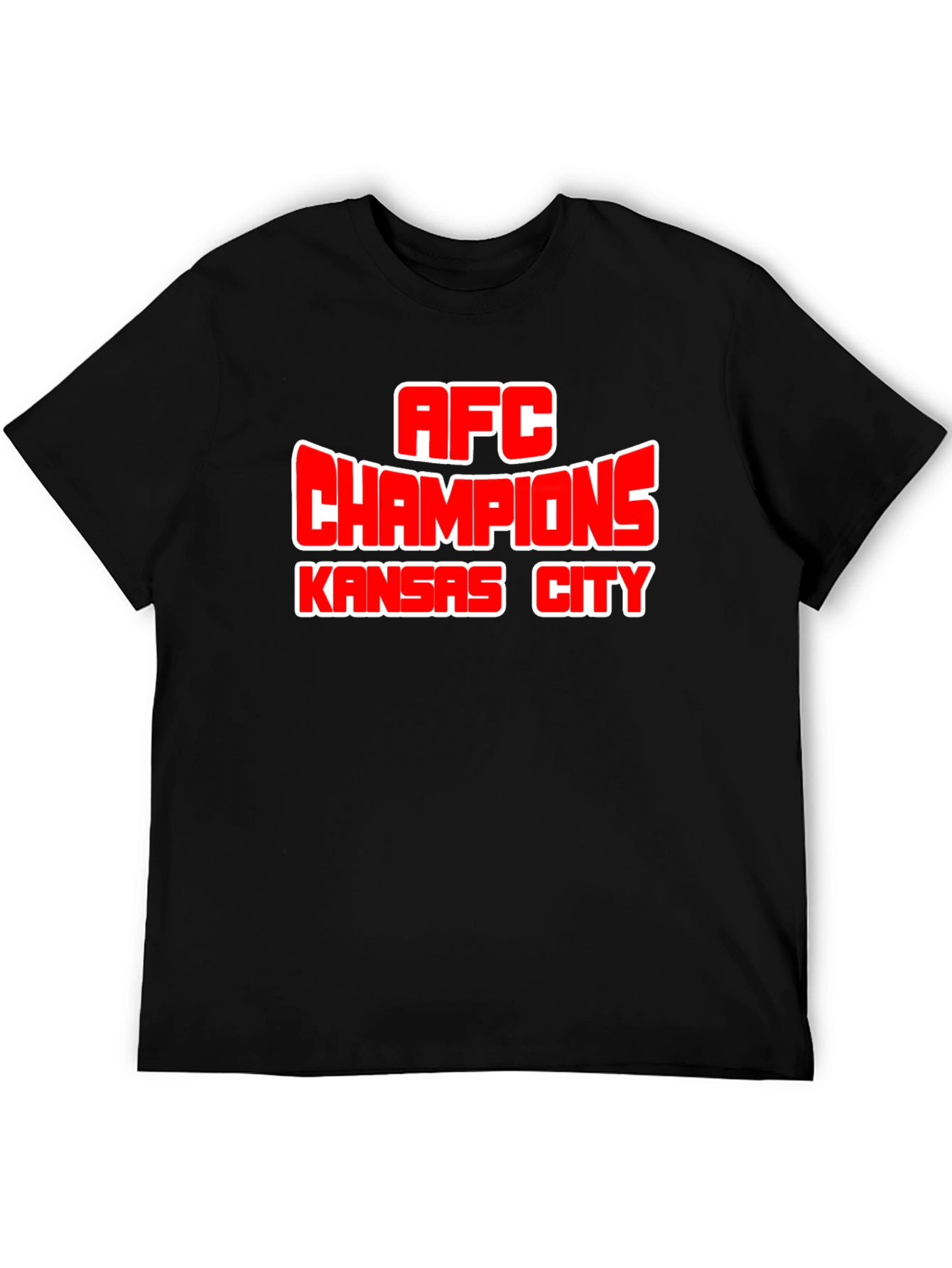 AFC Champions Kansas City Black T-Shirt
