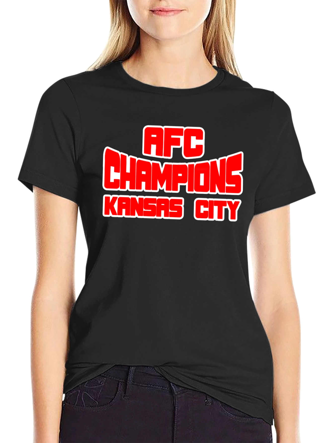 AFC Champions Kansas City Black T-Shirt