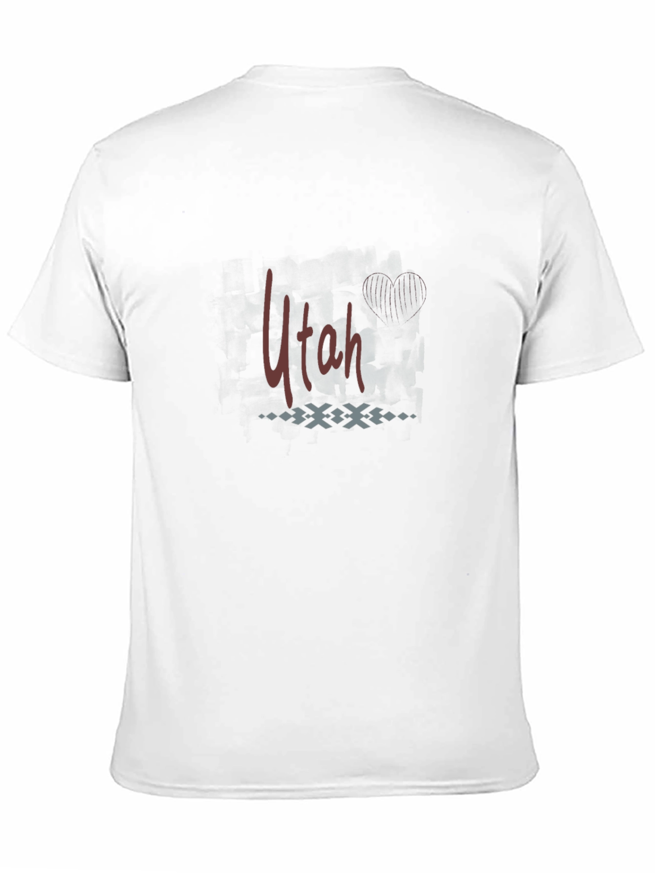Utah Graphic Print Black T-Shirt