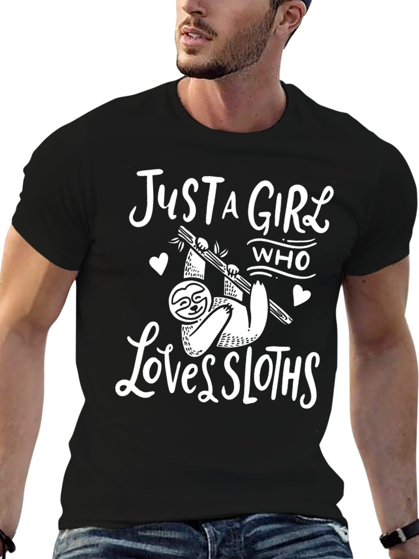 Just a Girl Who Loves Sloths T-Shirt