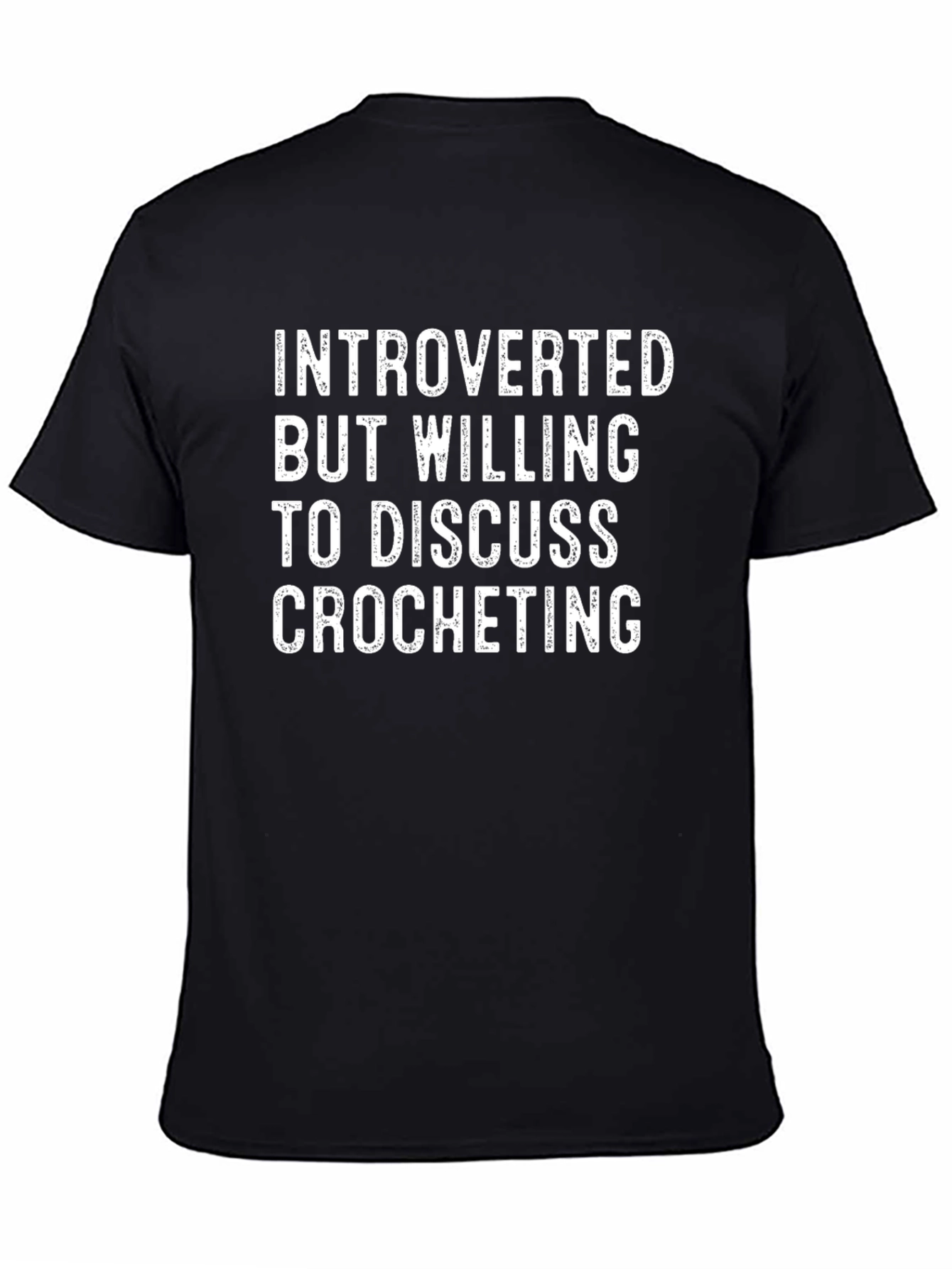 Introverted Crochet T-Shirt - Soft Cotton Tee