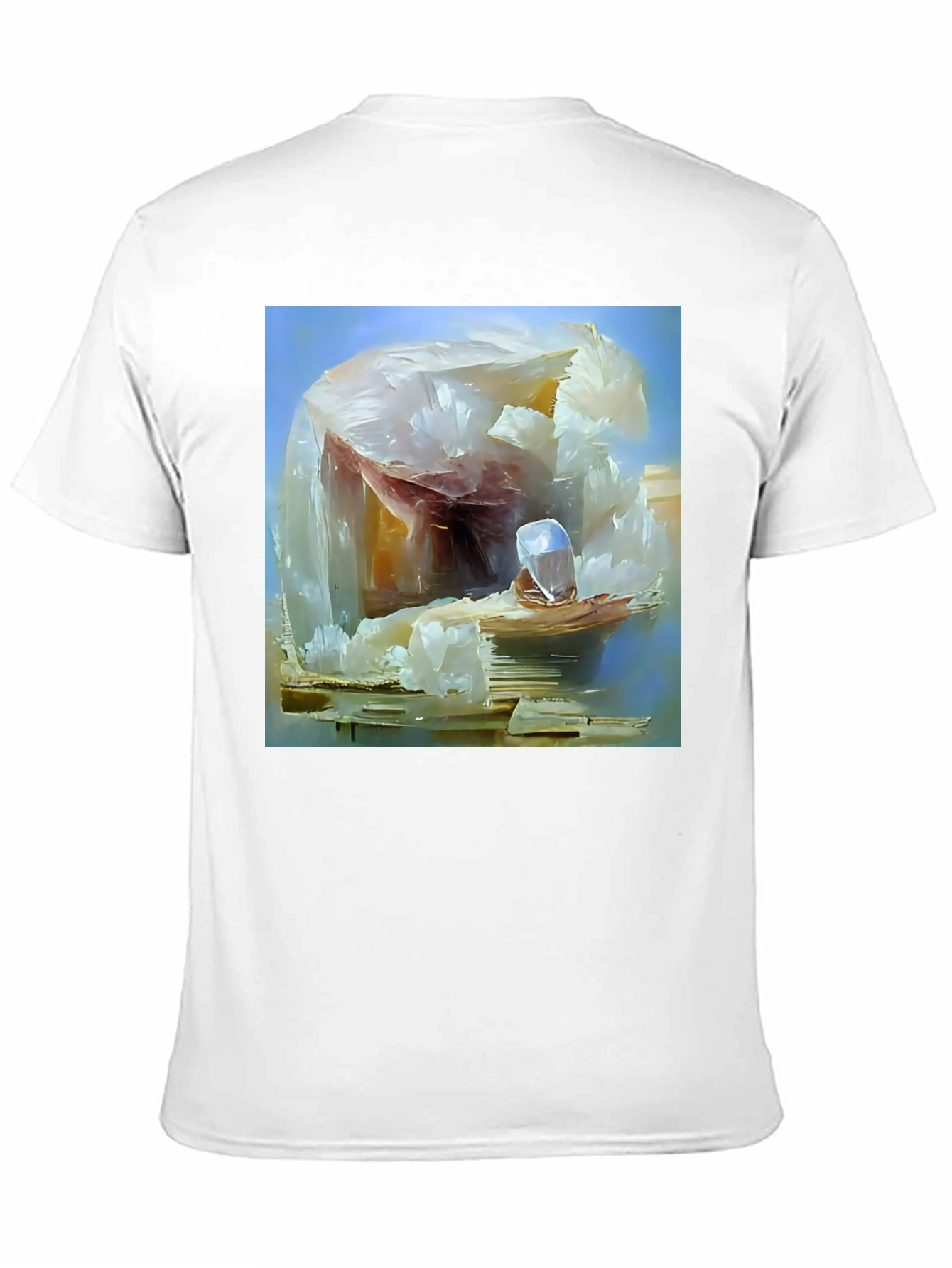 Abstract Ice Crystal Design Tee