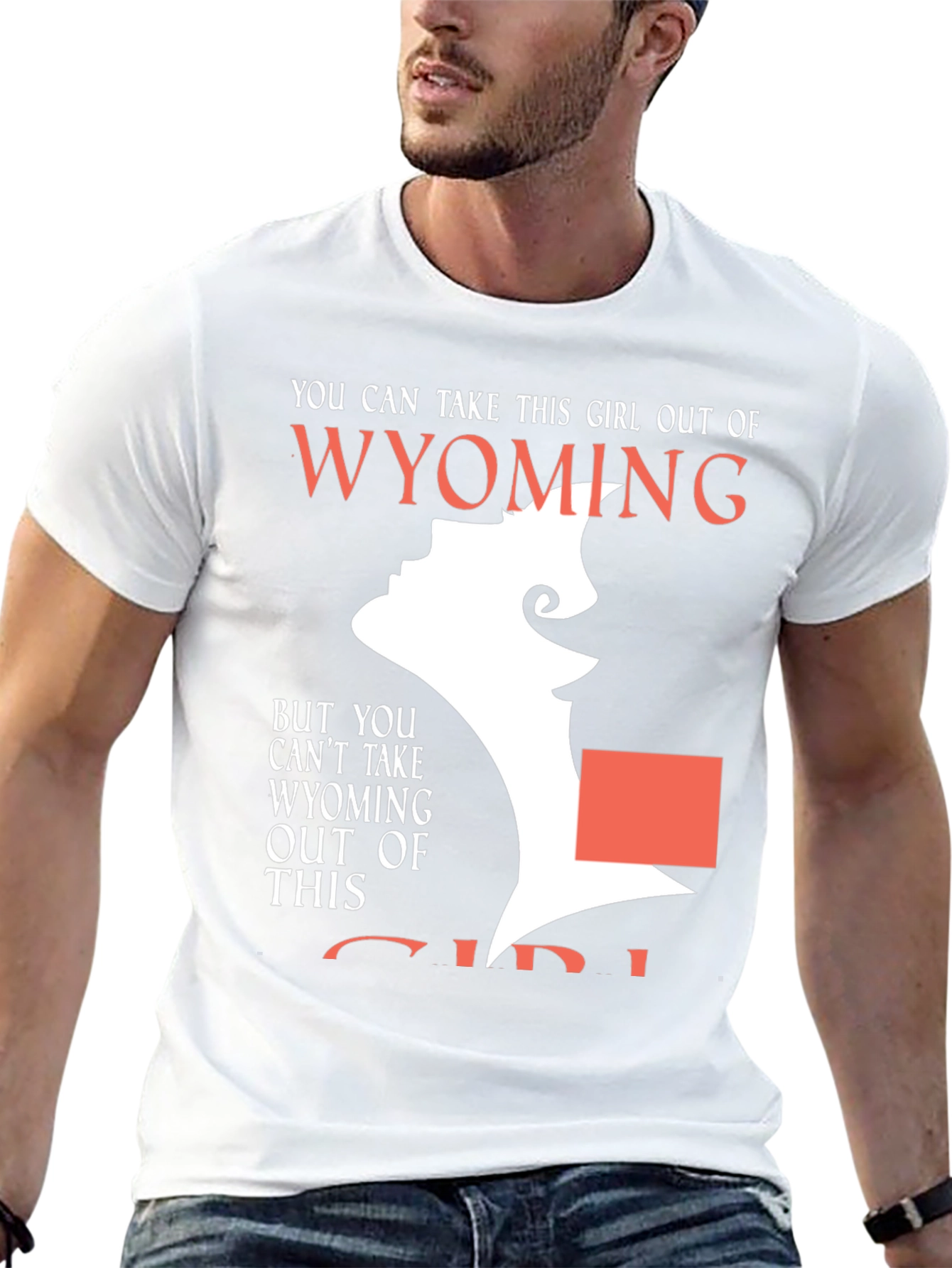 Wyoming Girl T-Shirt -  Novelty State Pride Tee