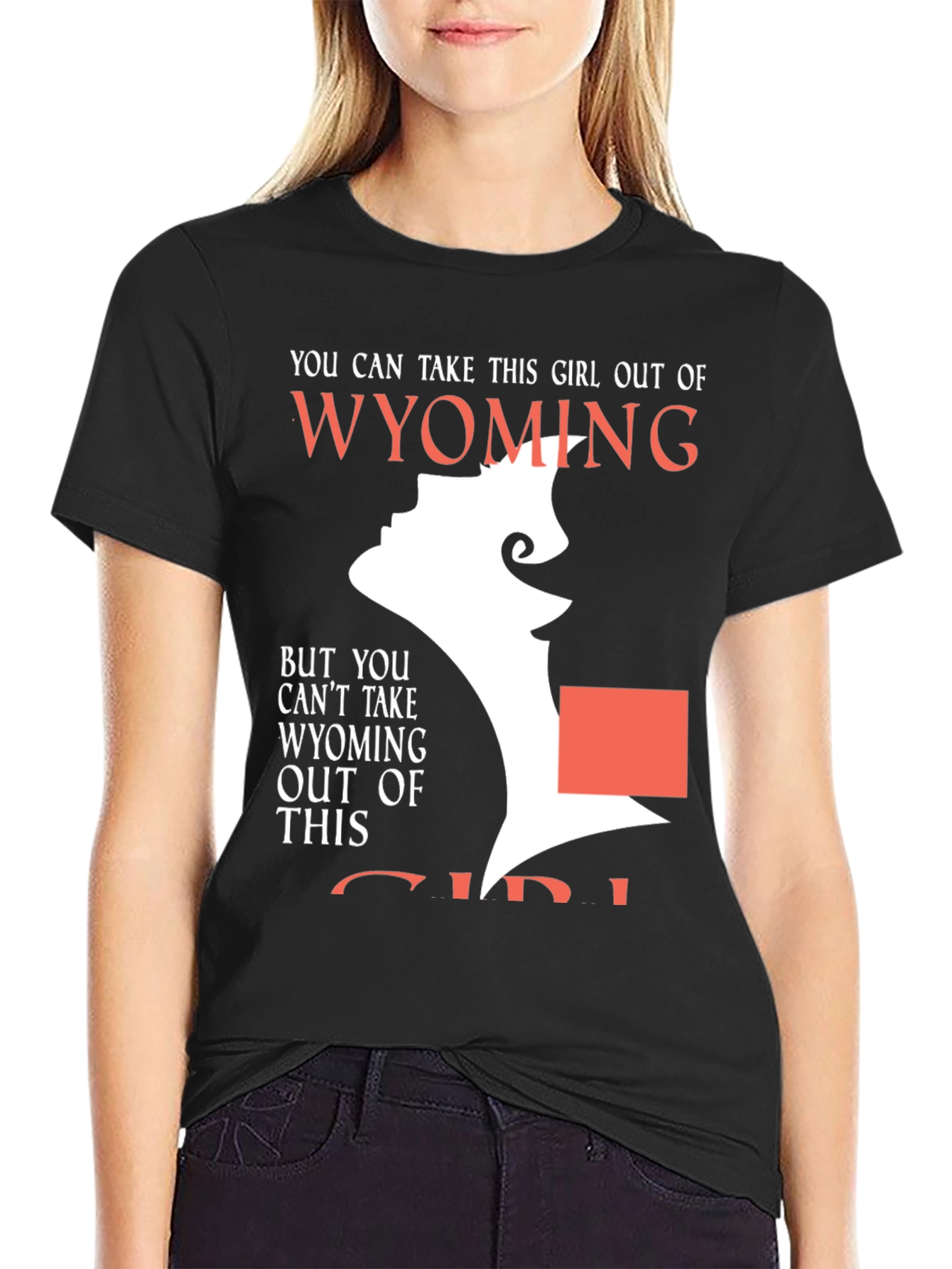 Wyoming Girl T-Shirt - Novelty State Pride Tee
