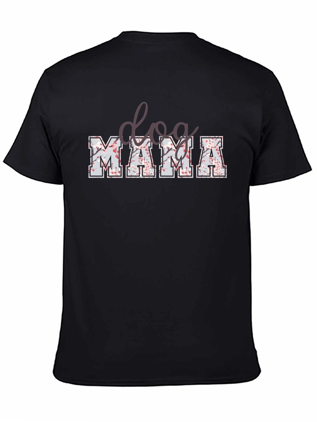 Dog Mama Floral Print T-Shirt