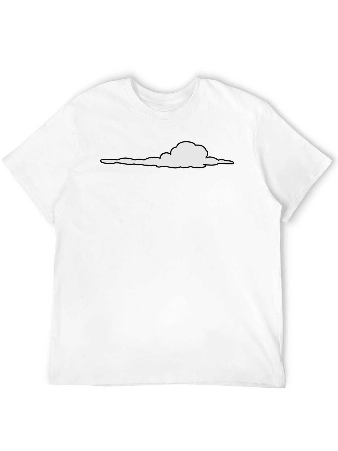 Black Cloud Graphic Tee - Casual Comfort