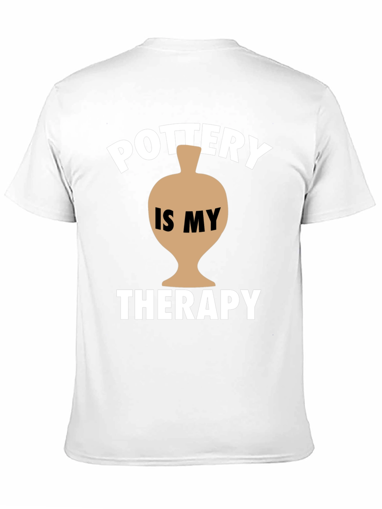 Pottery is My Therapy T-Shirt - Black
