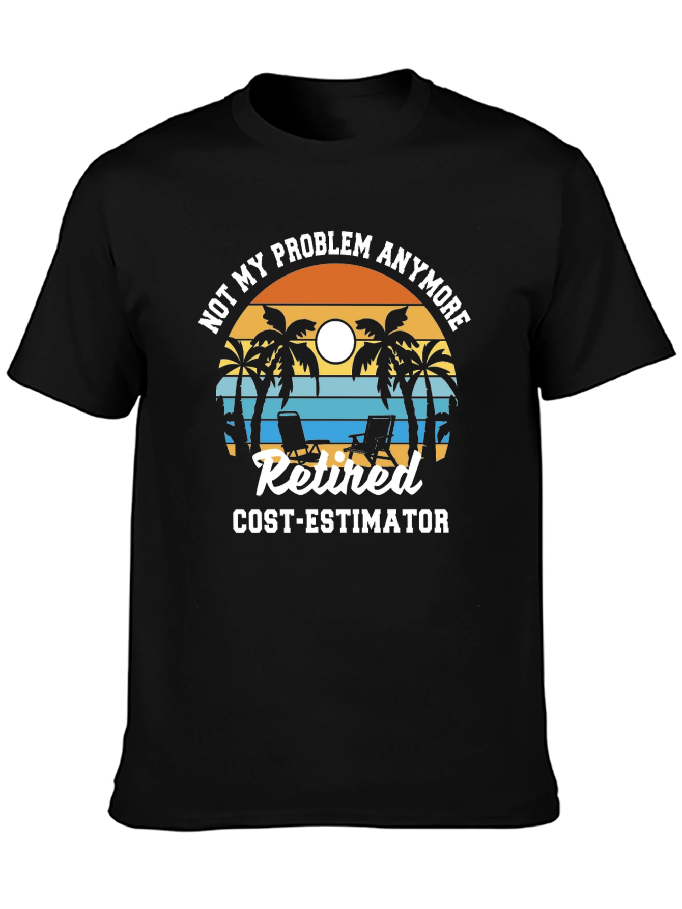 Retired Cost Estimator Graphic T-Shirt