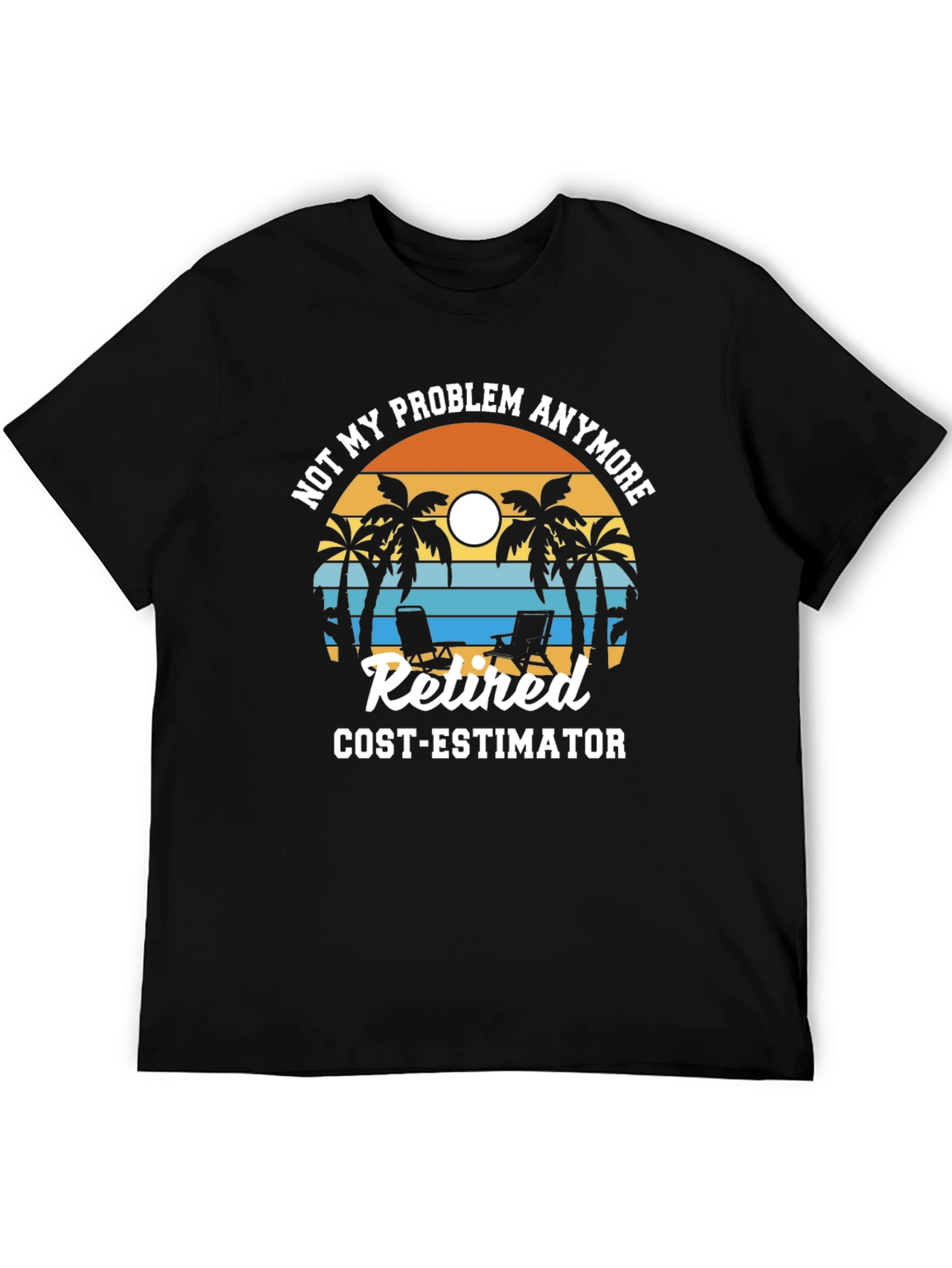 Retired Cost Estimator Graphic T-Shirt