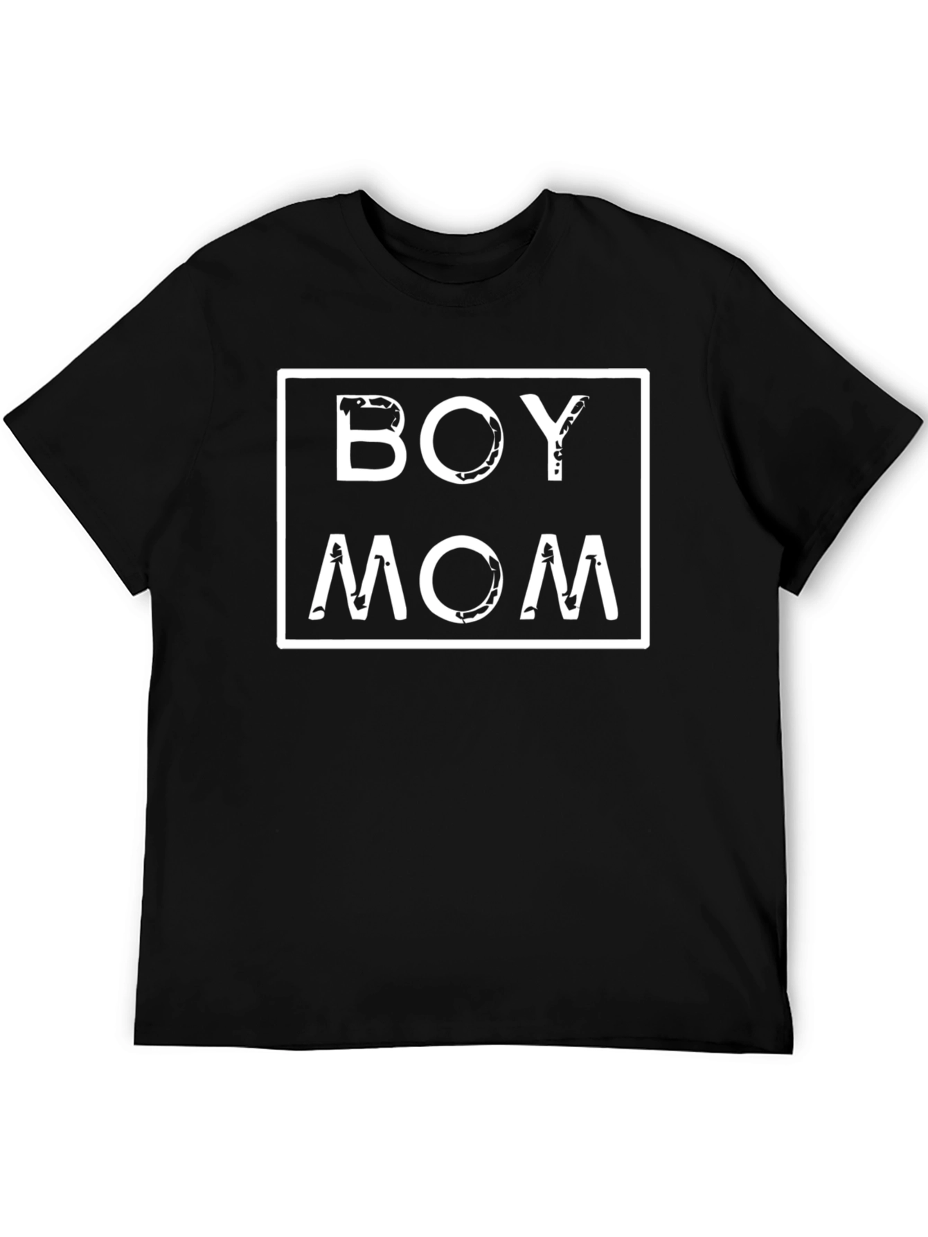 Boy Mom Graphic T-Shirt - Black
