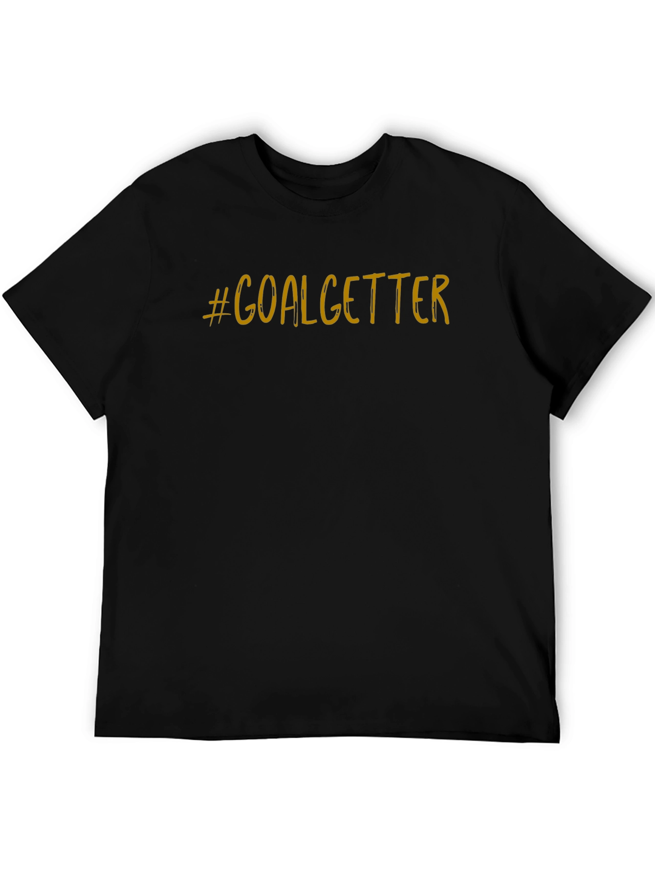 #Goalgetter Black Graphic T-Shirt