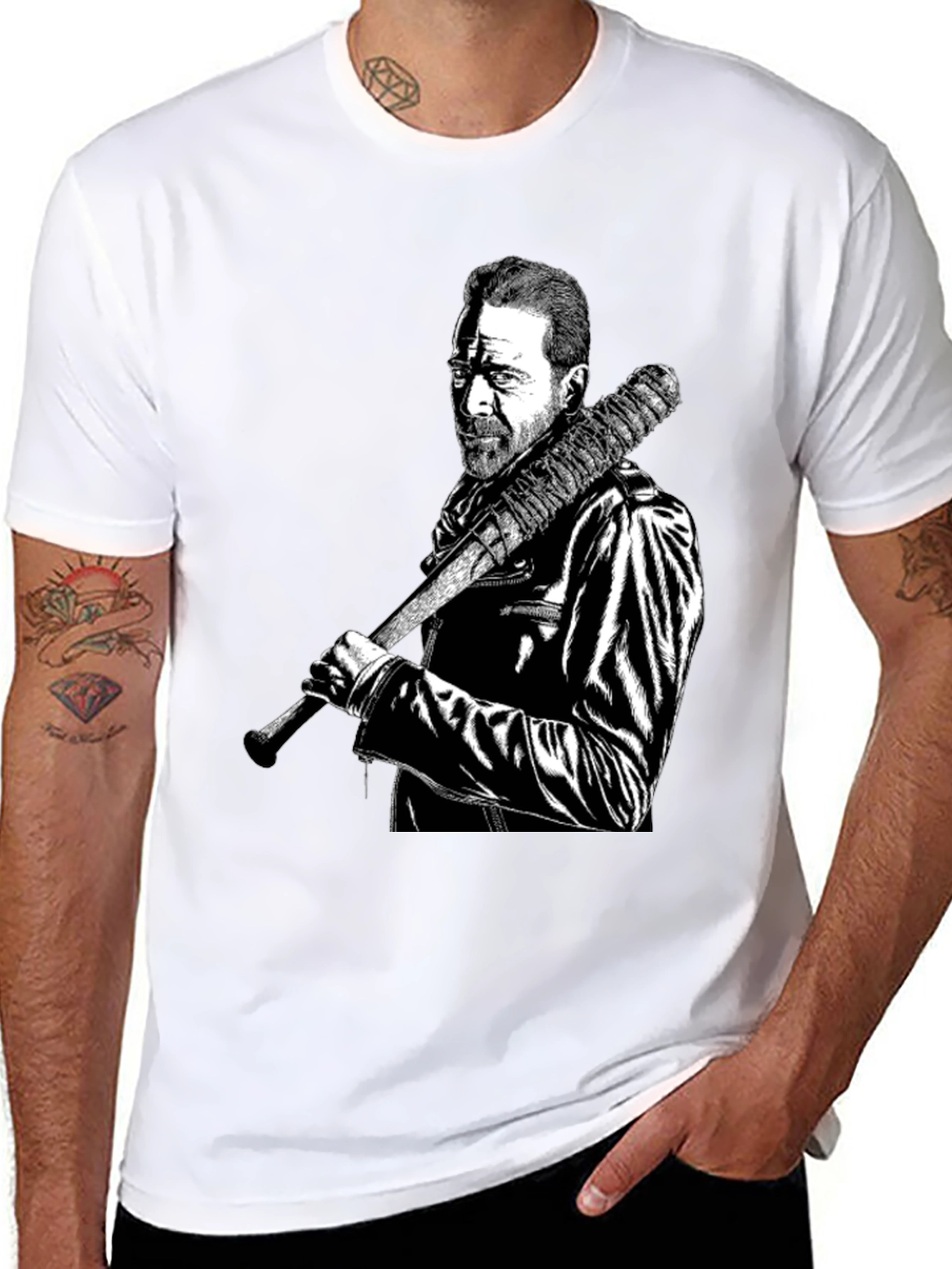 Negan Walking Dead Graphic T-Shirt