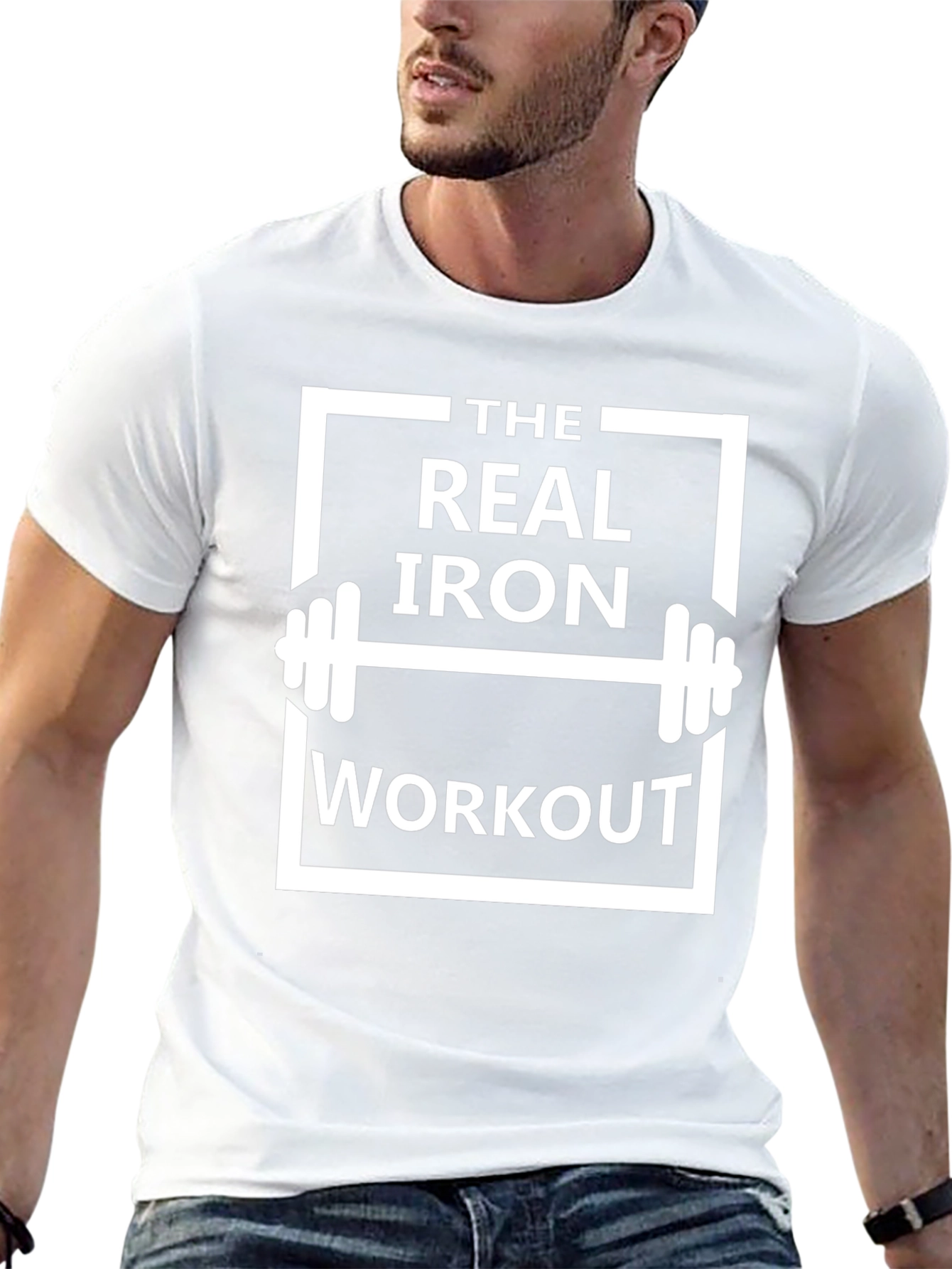 The Real Iron Workout Graphic T-Shirt