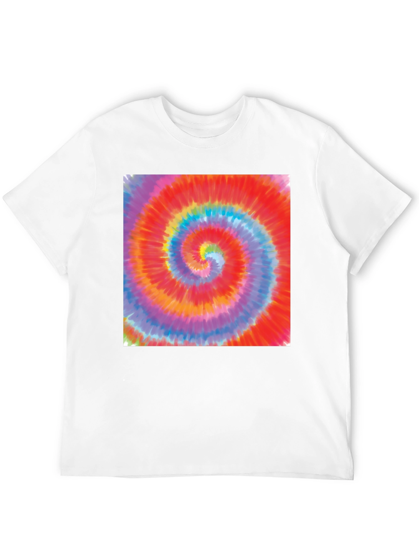 Psychedelic Swirl Tee - Retro Style Comfort
