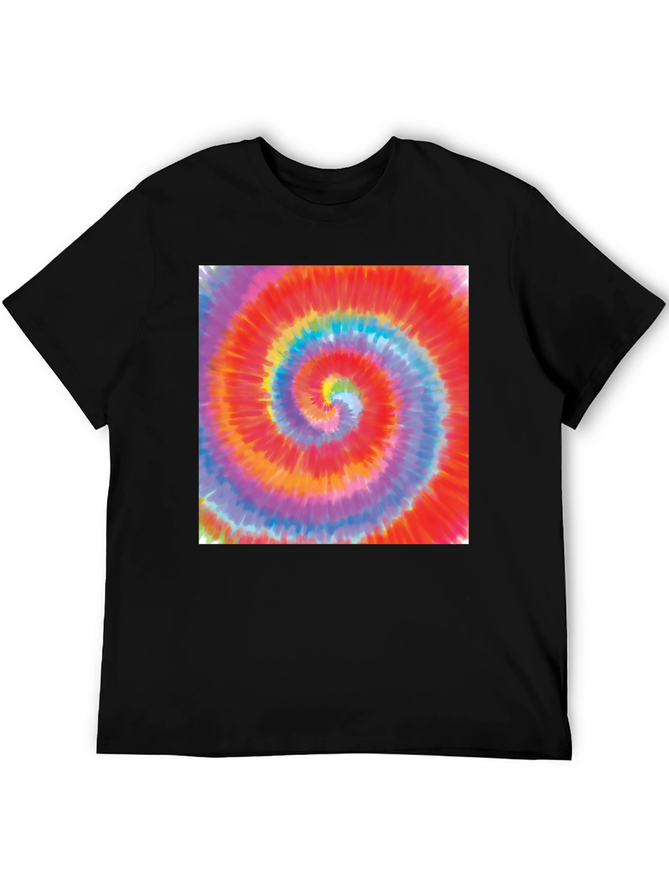 Psychedelic Swirl Tee - Retro Style Comfort