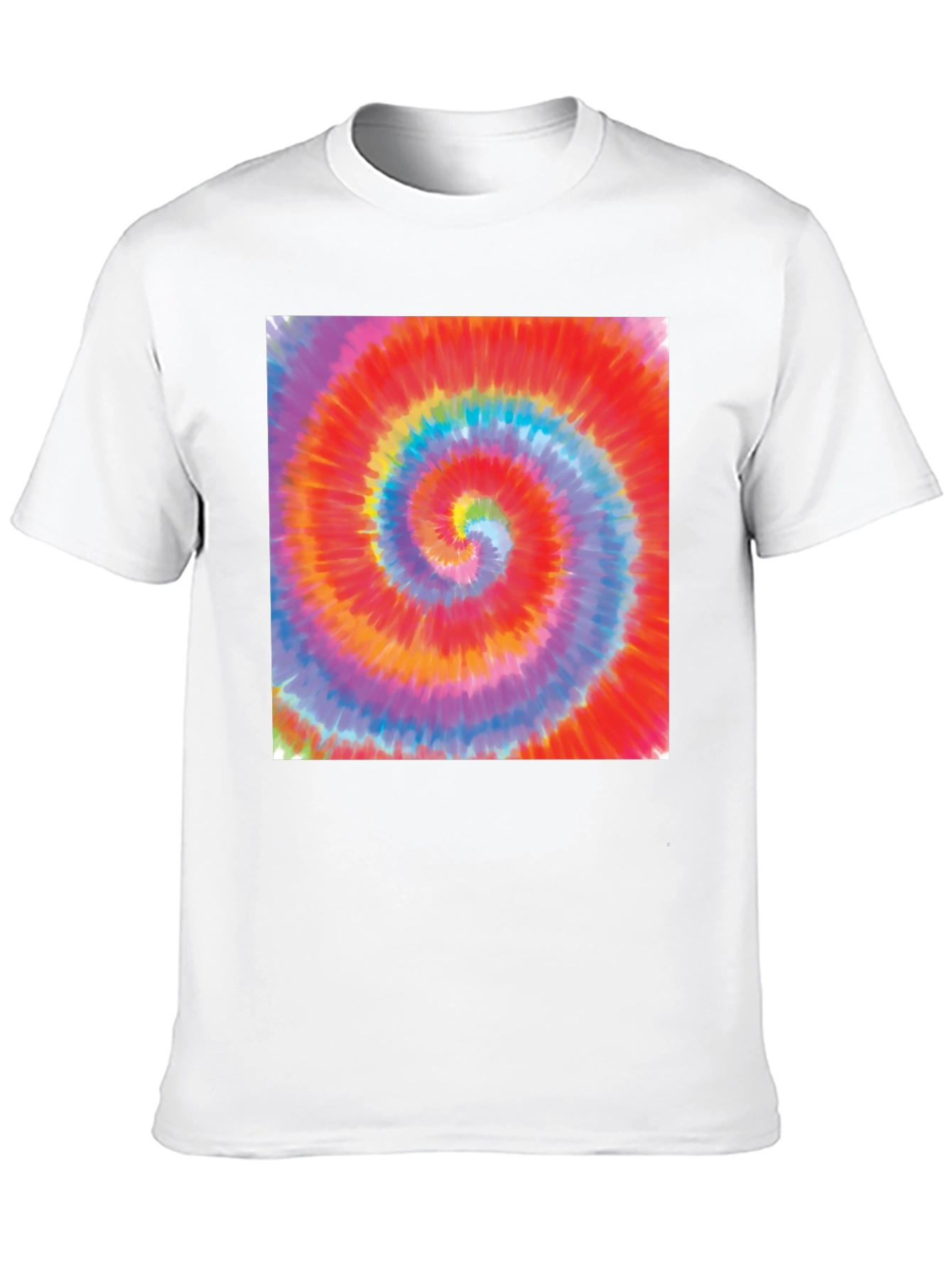 Psychedelic Swirl Tee - Retro Style Comfort
