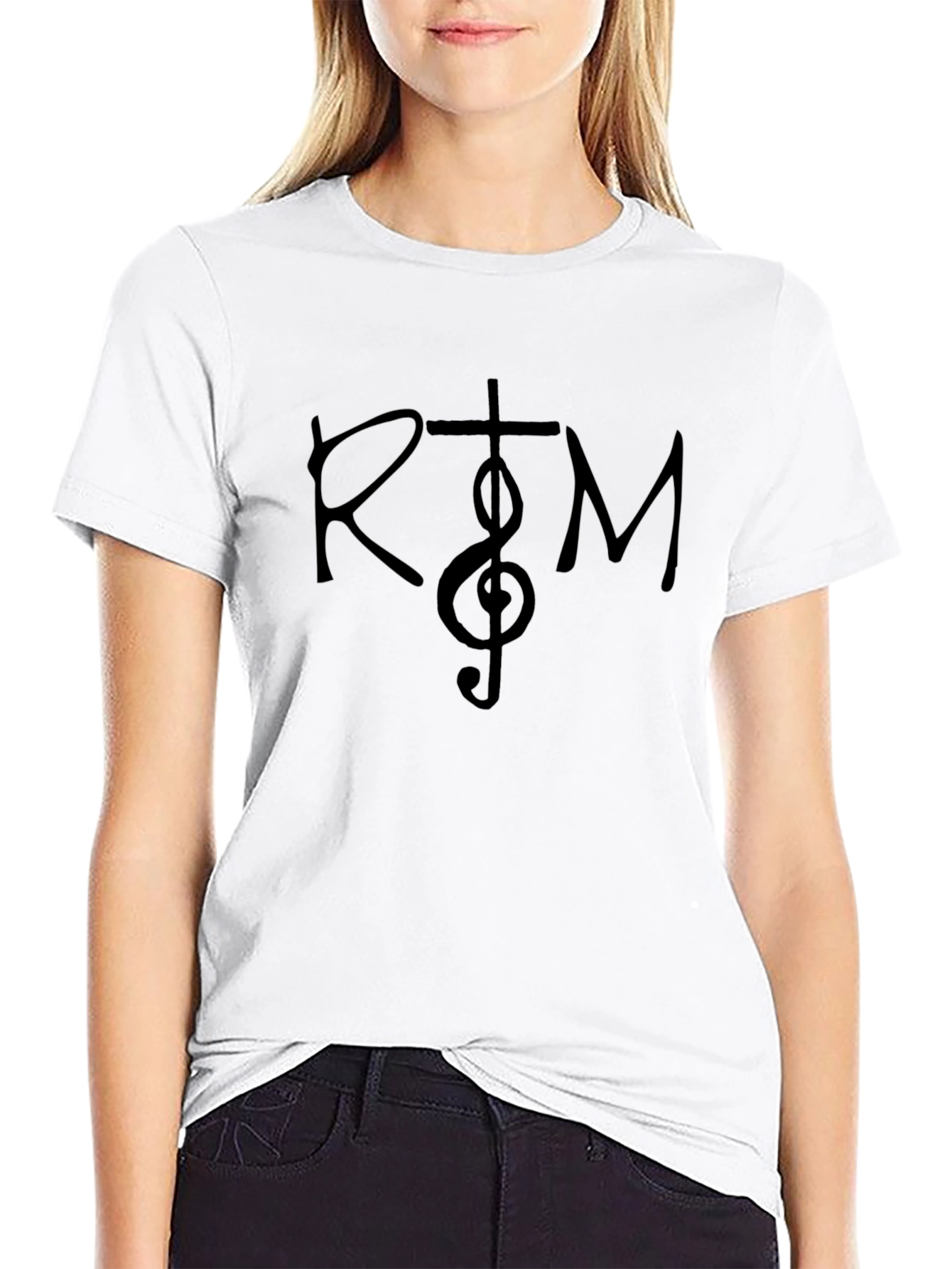 RTM Music Symbol Graphic Tee - Black
