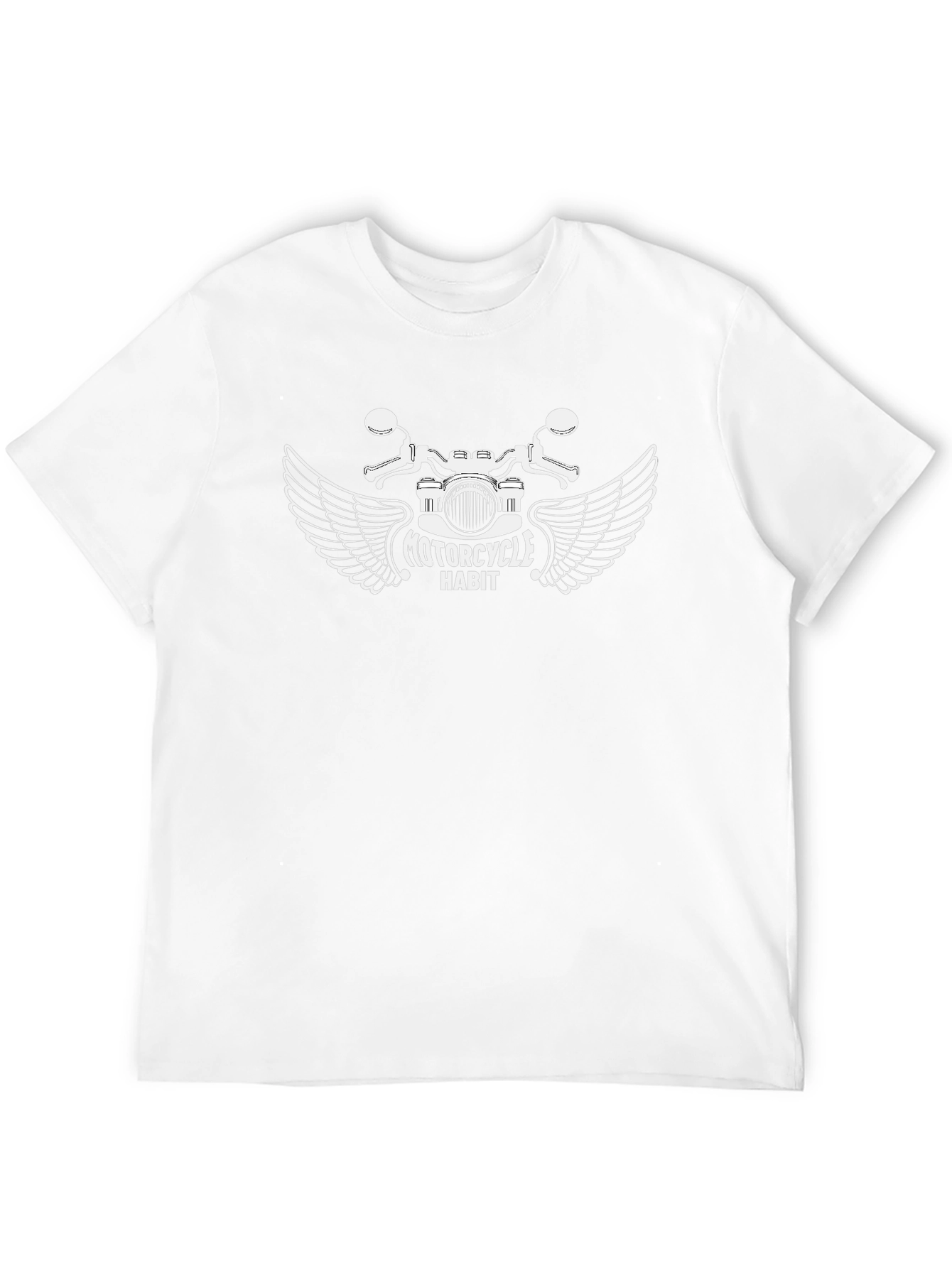 Motorcycle Habit Black Graphic T-Shirt