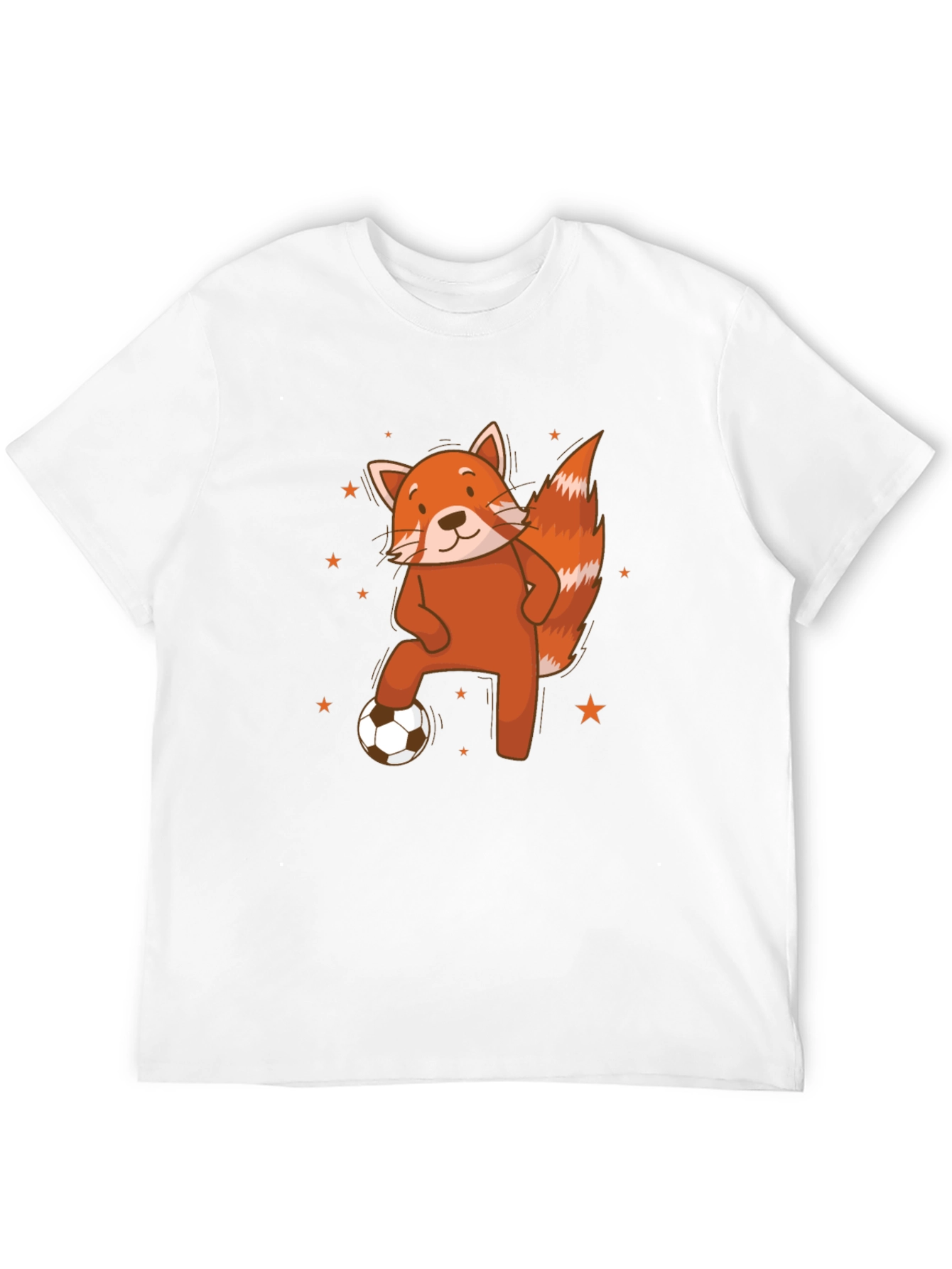 Red Panda Soccer T-Shirt - Cute Animal Tee