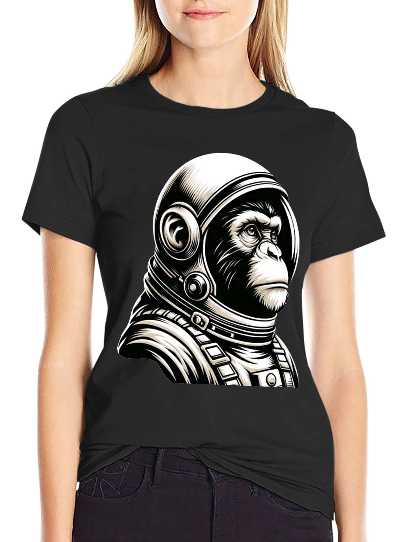 Ape Astronaut T-Shirt: Space Monkey Design