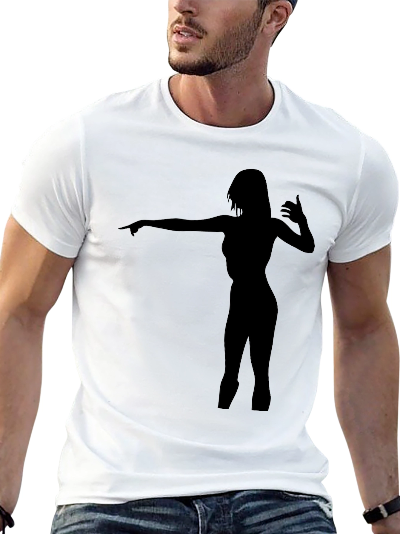 Silhouette Graphic T-Shirt - Modern Style