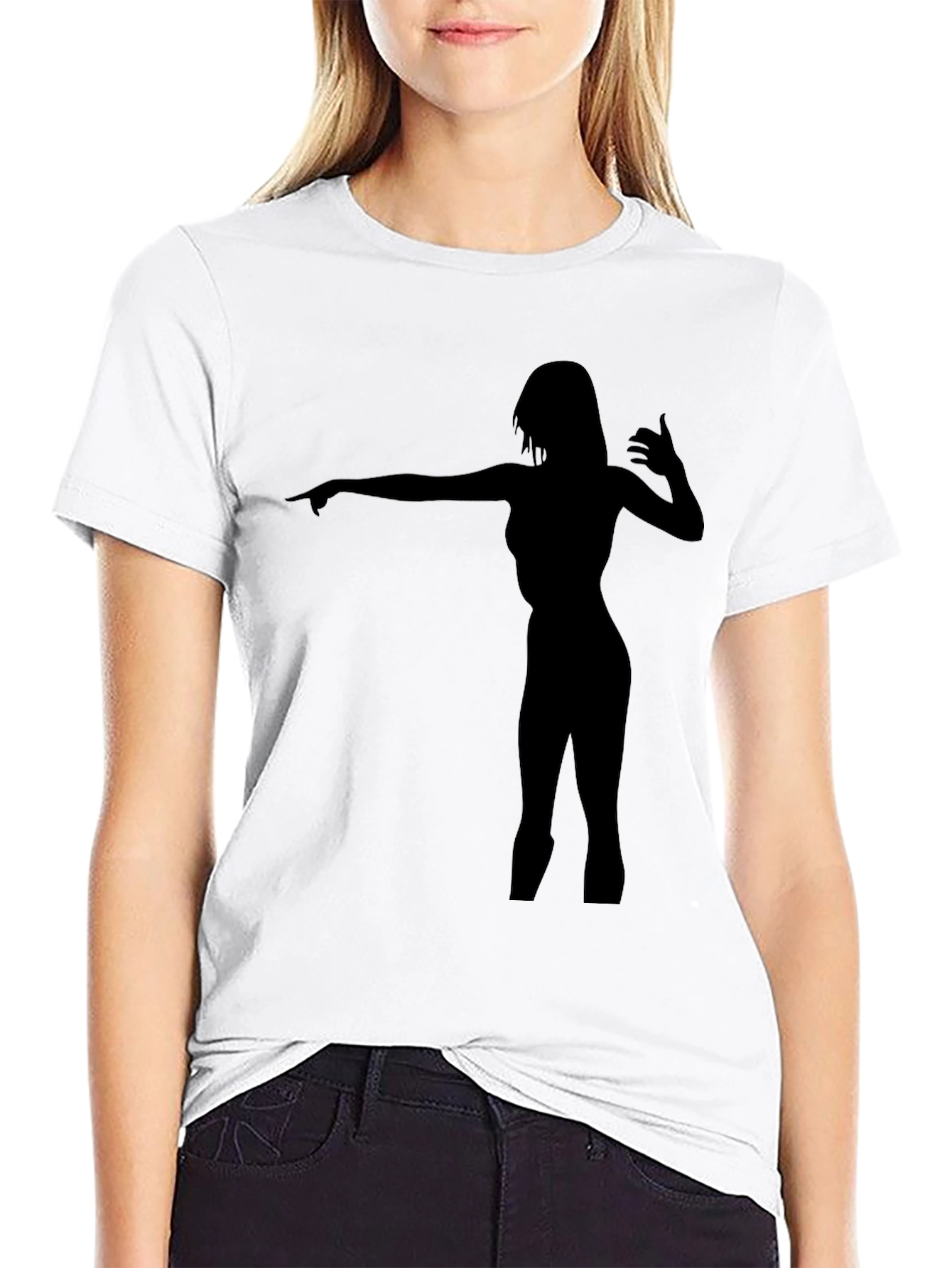 Silhouette Graphic T-Shirt - Modern Style