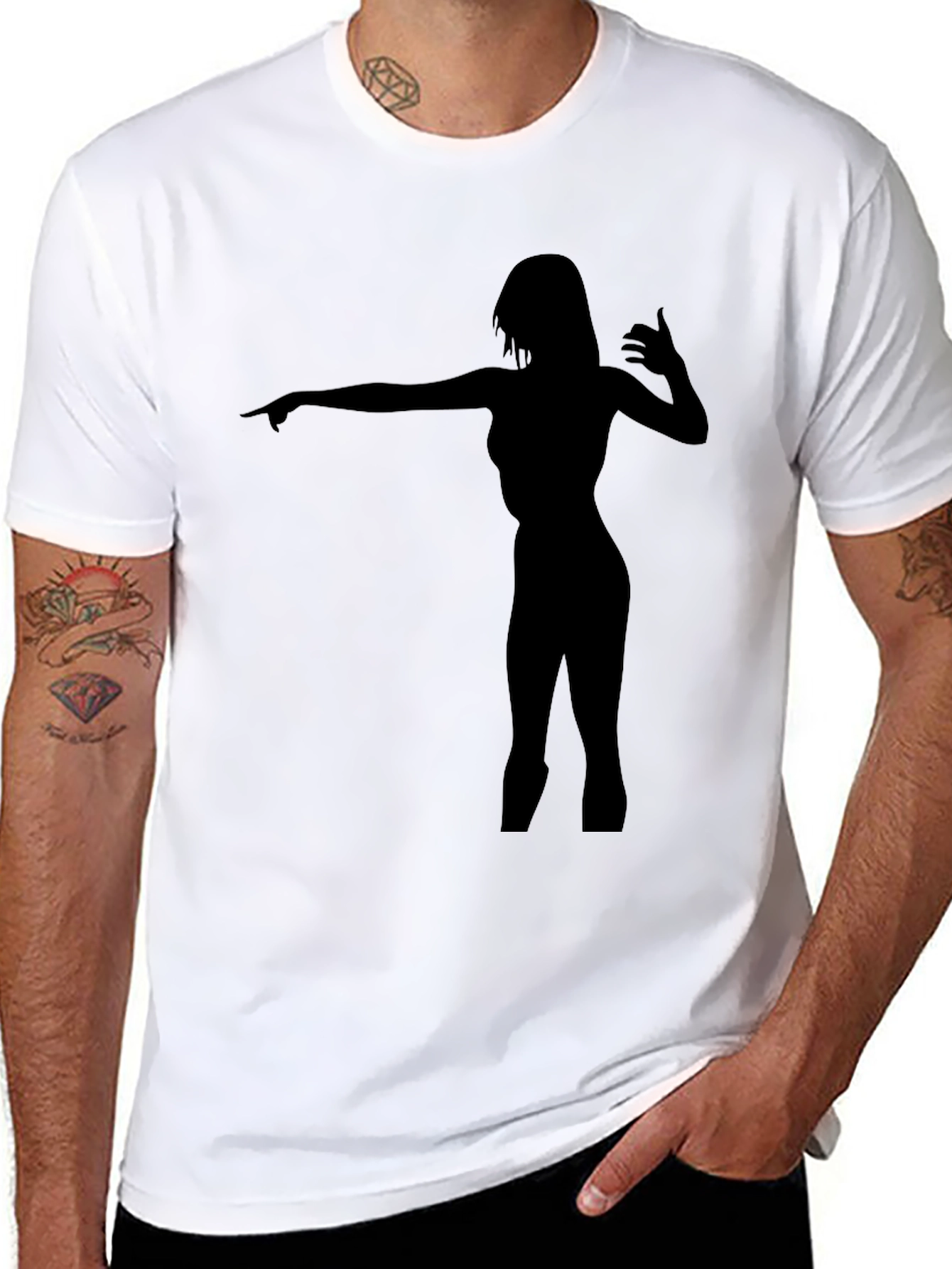 Silhouette Graphic T-Shirt - Modern Style