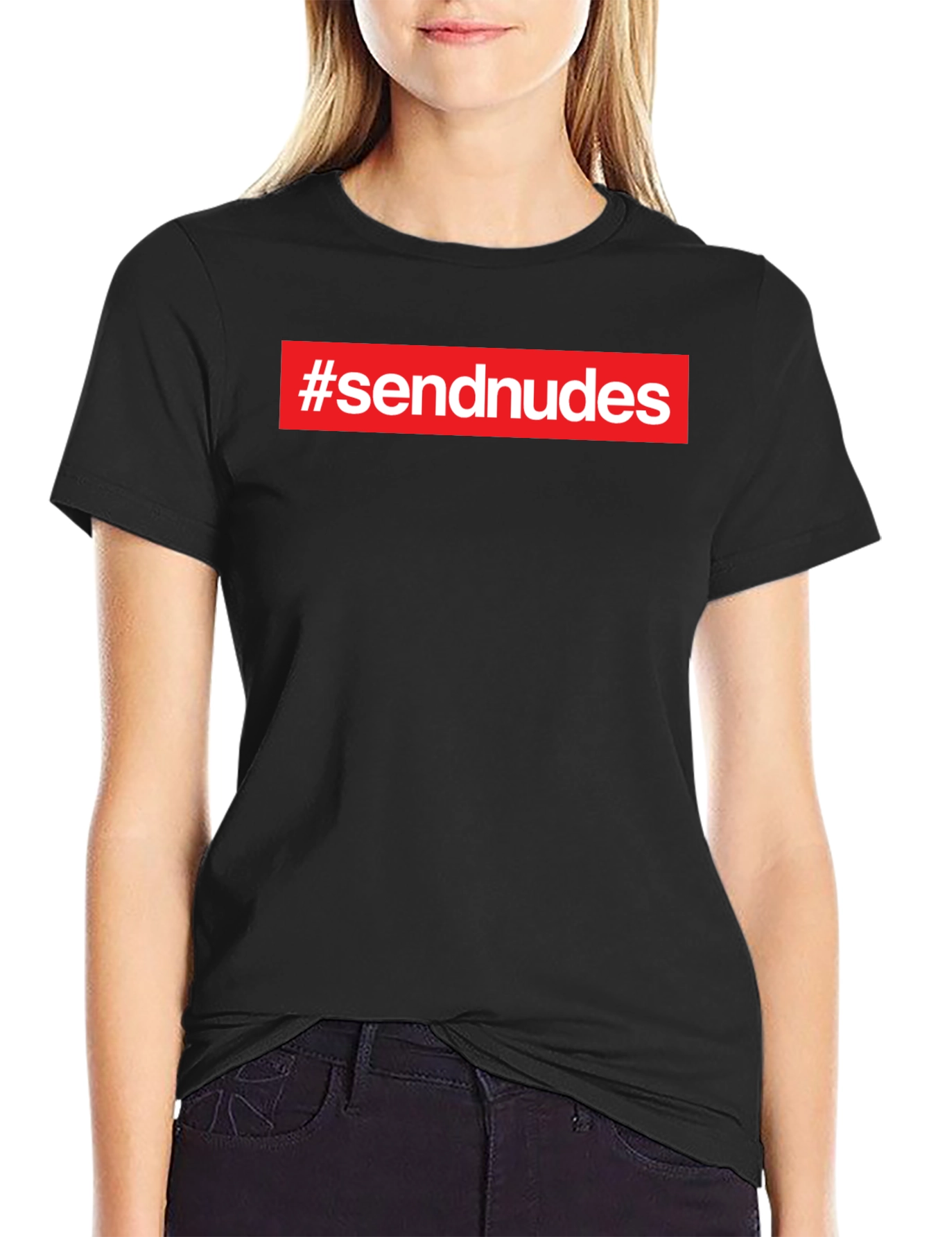 #sendnudes Graphic Tee - Bold Statement Shirt
