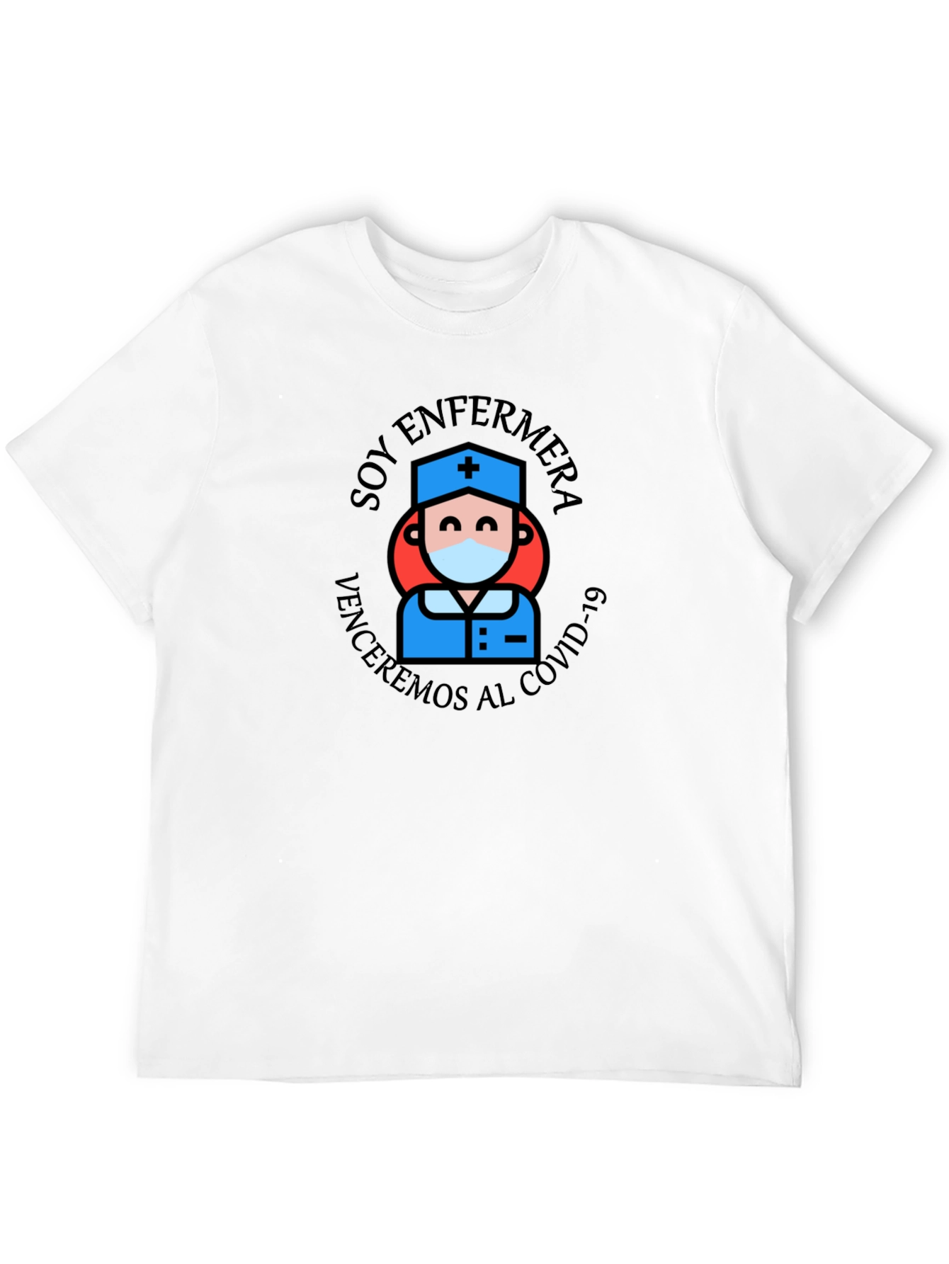 Soy Enfermera T-Shirt: COVID-19 Nurse Hero Tee
