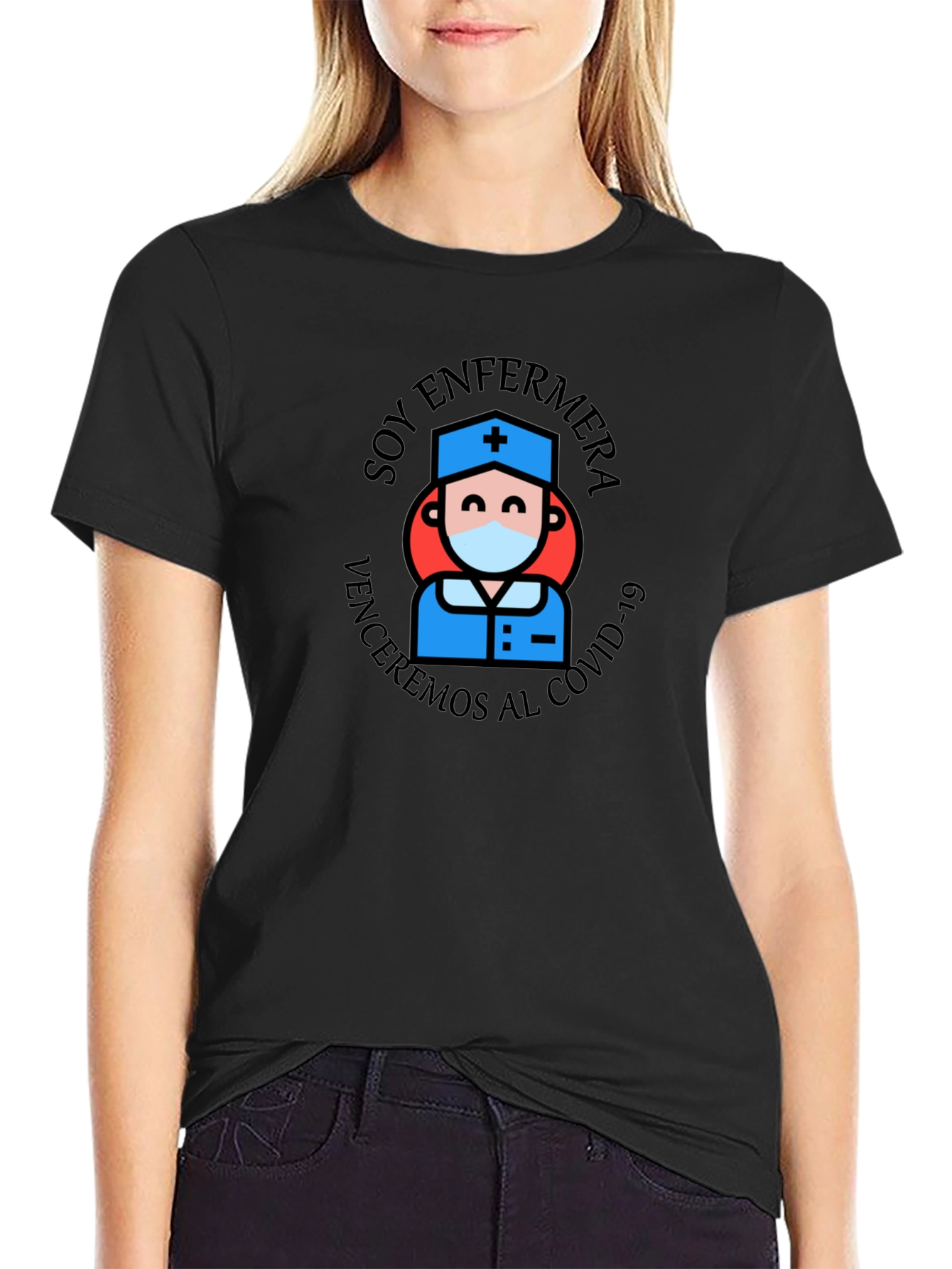 Soy Enfermera T-Shirt: COVID-19 Nurse Hero Tee