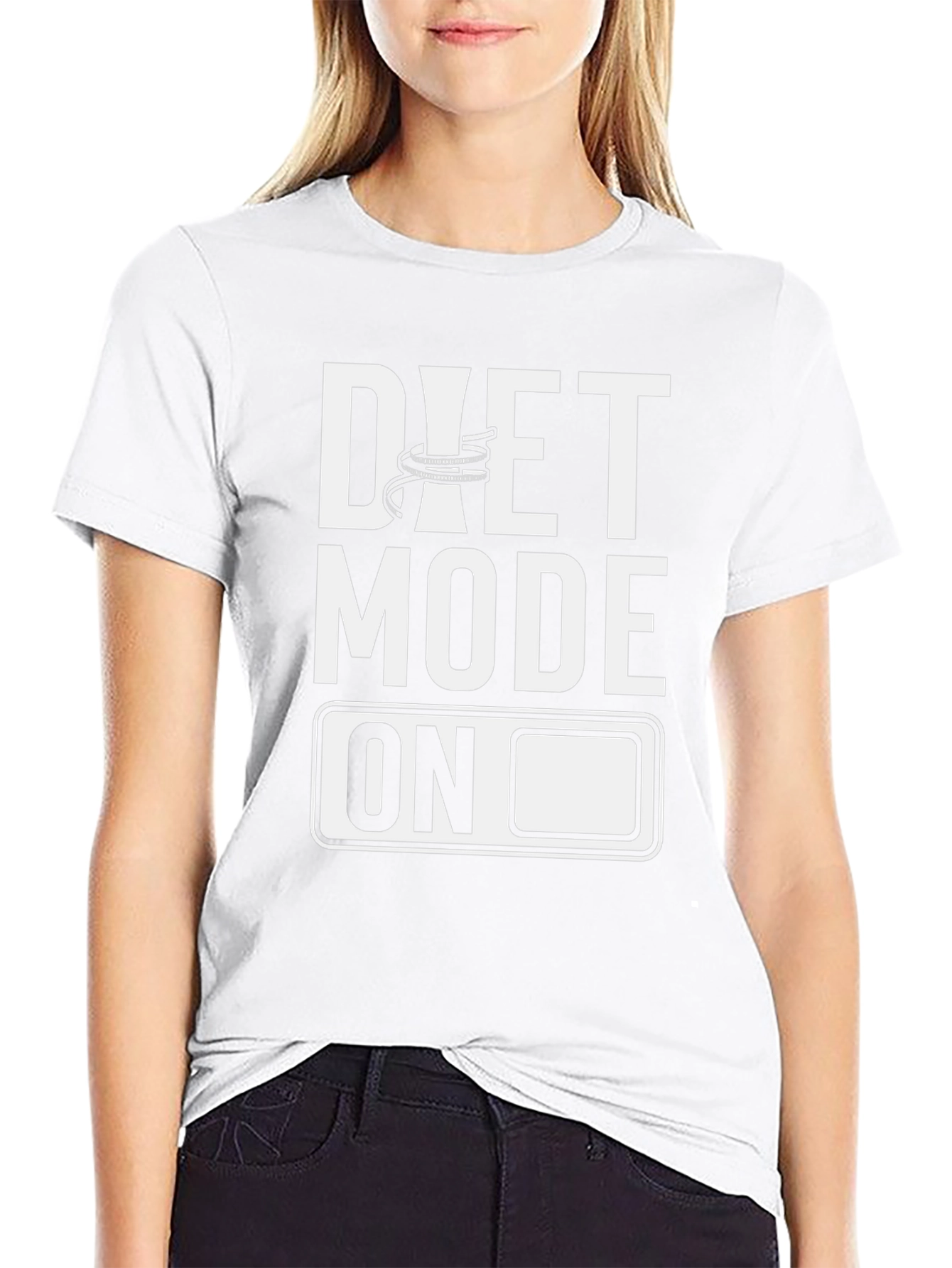 Diet Mode On Graphic Tee - Fitness Motivation Shirt