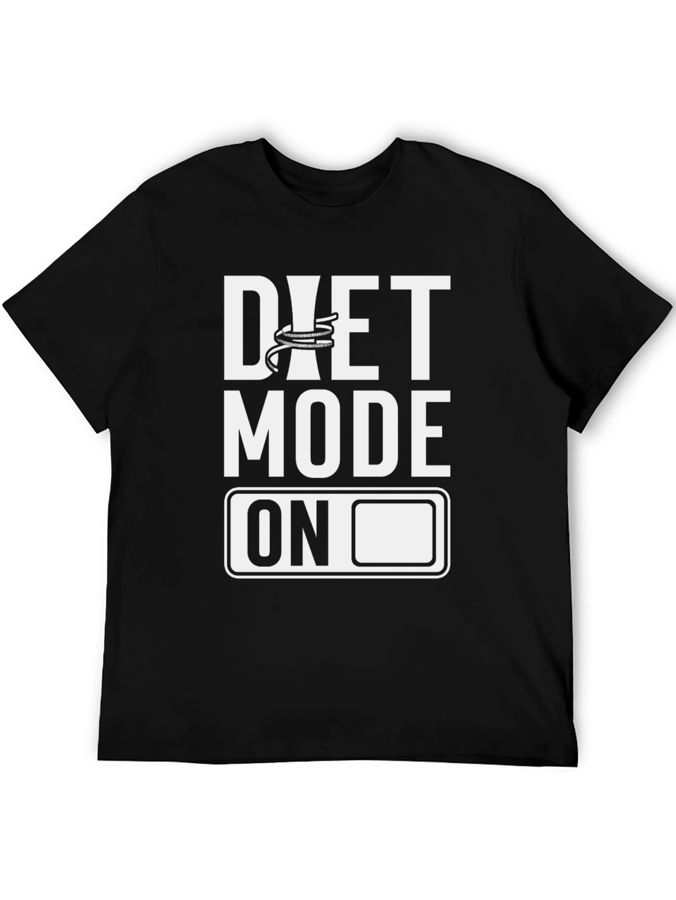 Diet Mode On Graphic Tee - Fitness Motivation Shirt