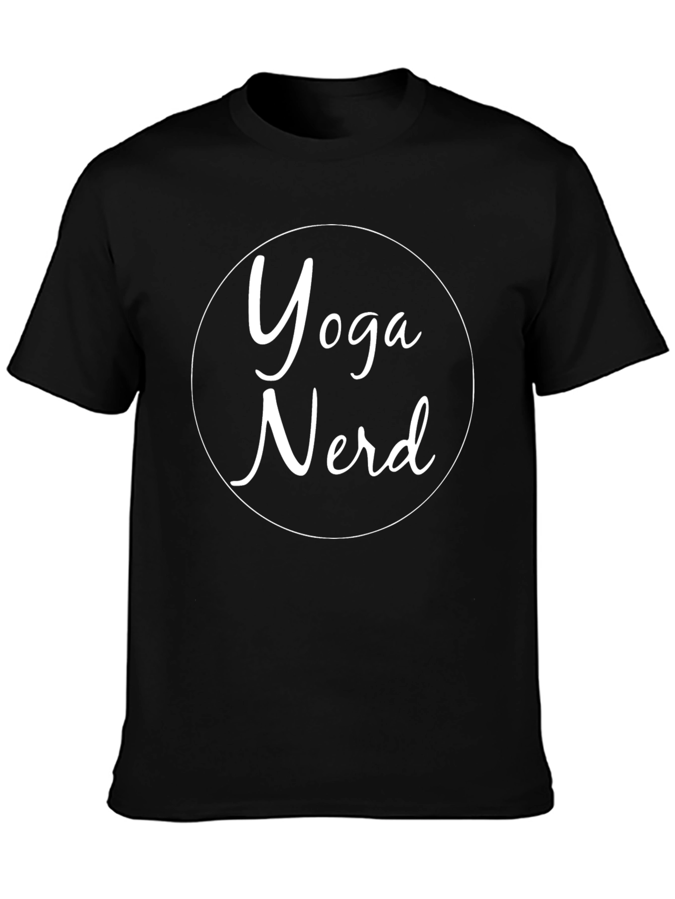 Yoga Nerd Tee - Black Cotton T-Shirt