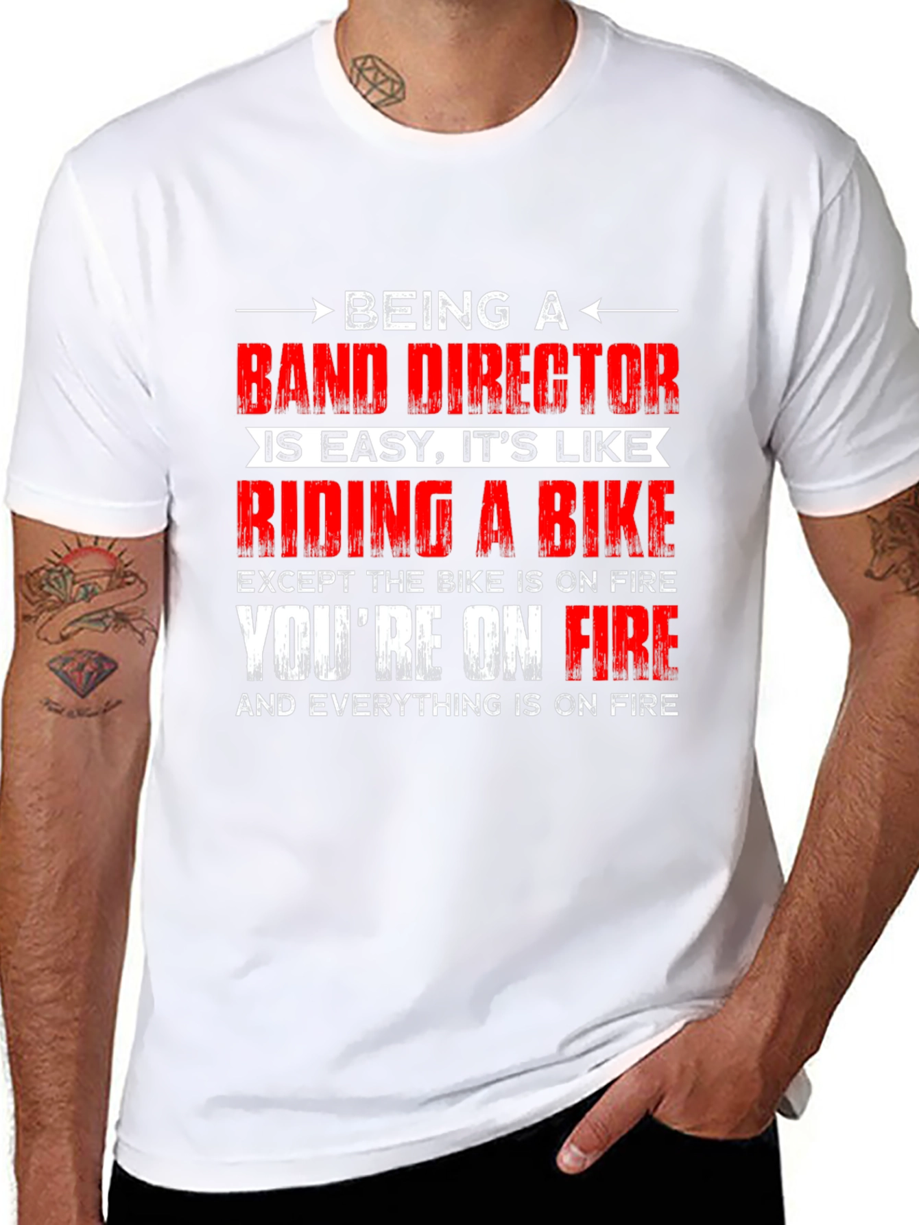 Band Director On Fire T-Shirt