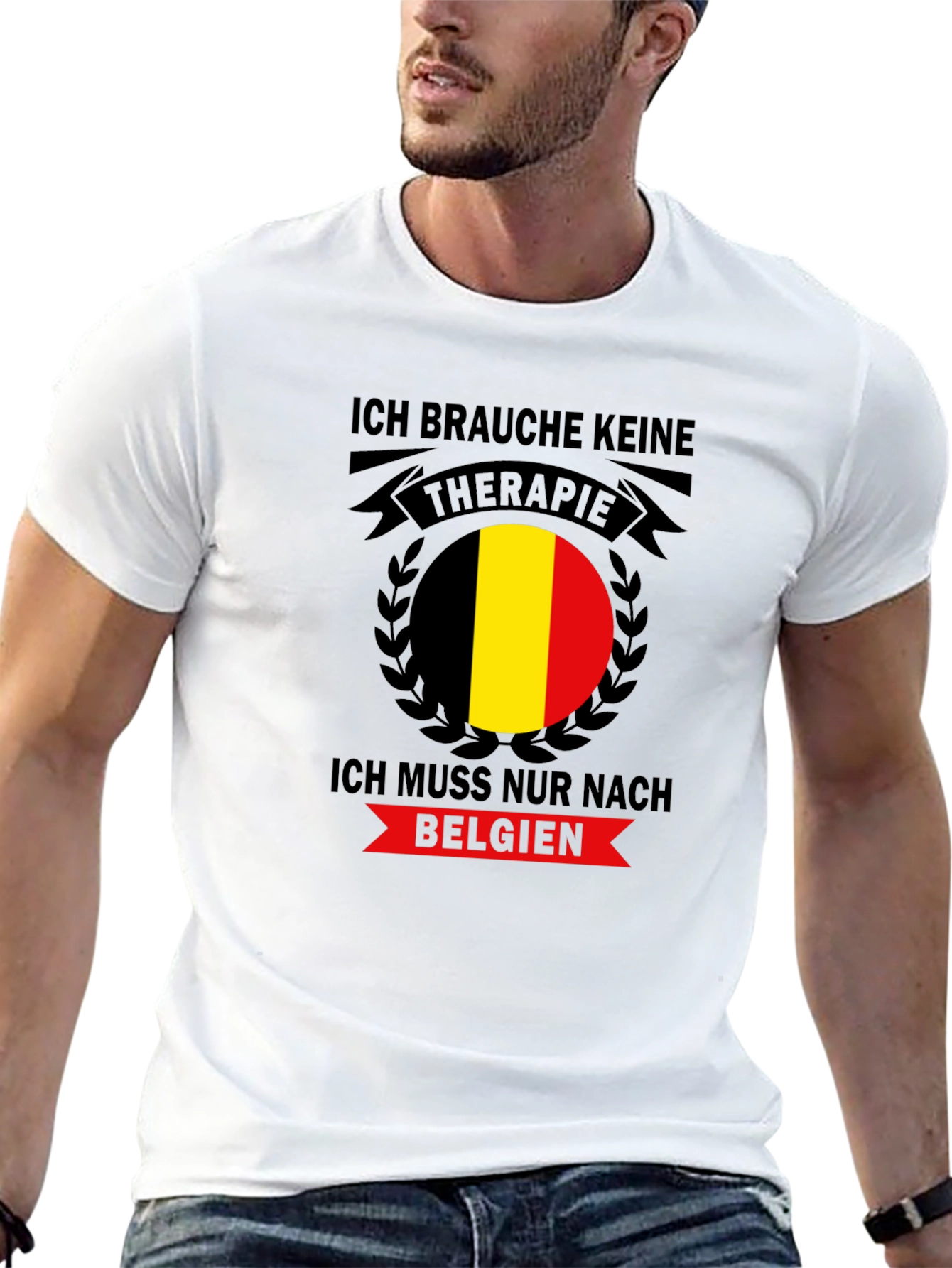 Belgium Therapy Black T-Shirt
