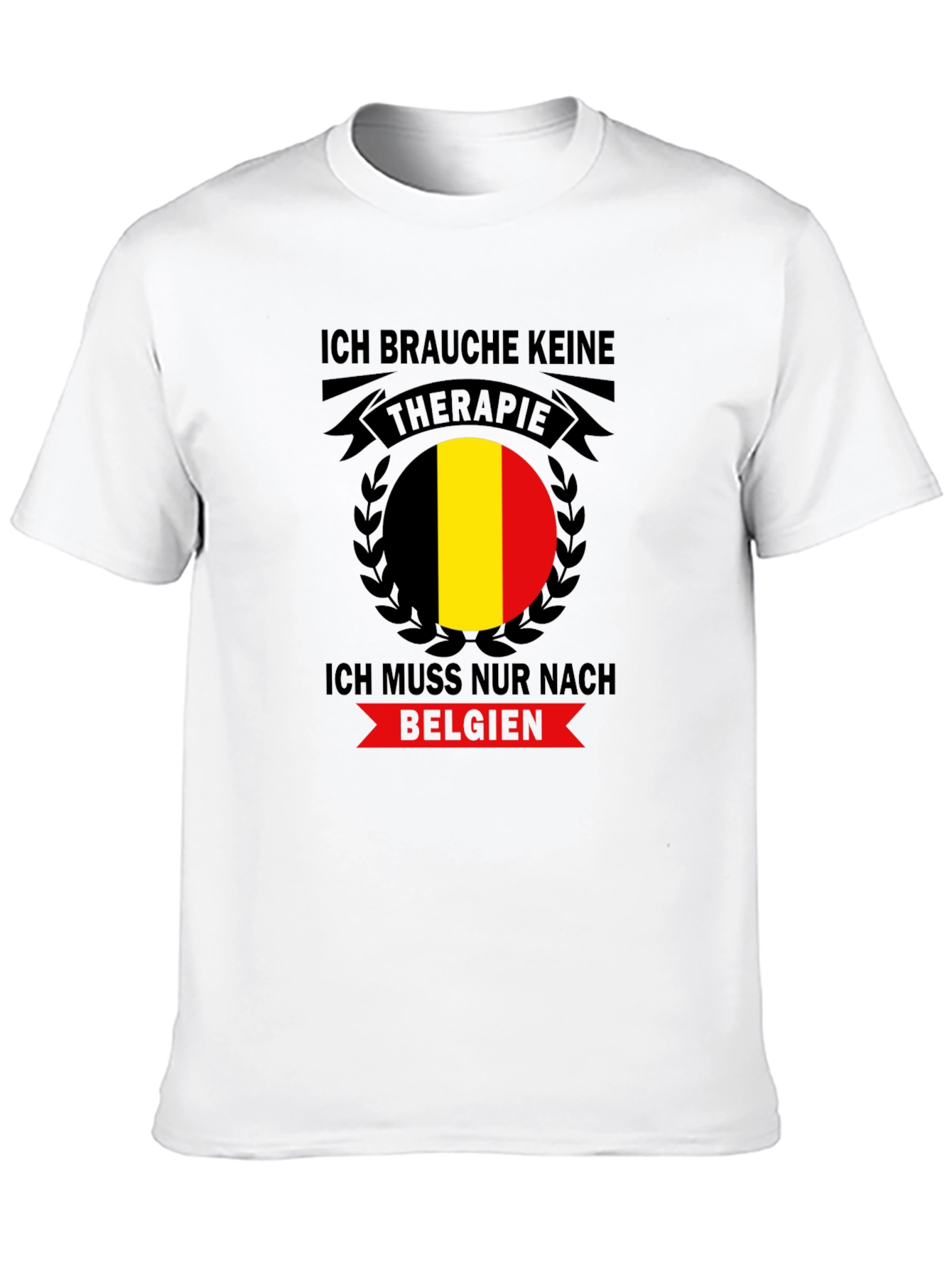 Belgium Therapy Black T-Shirt