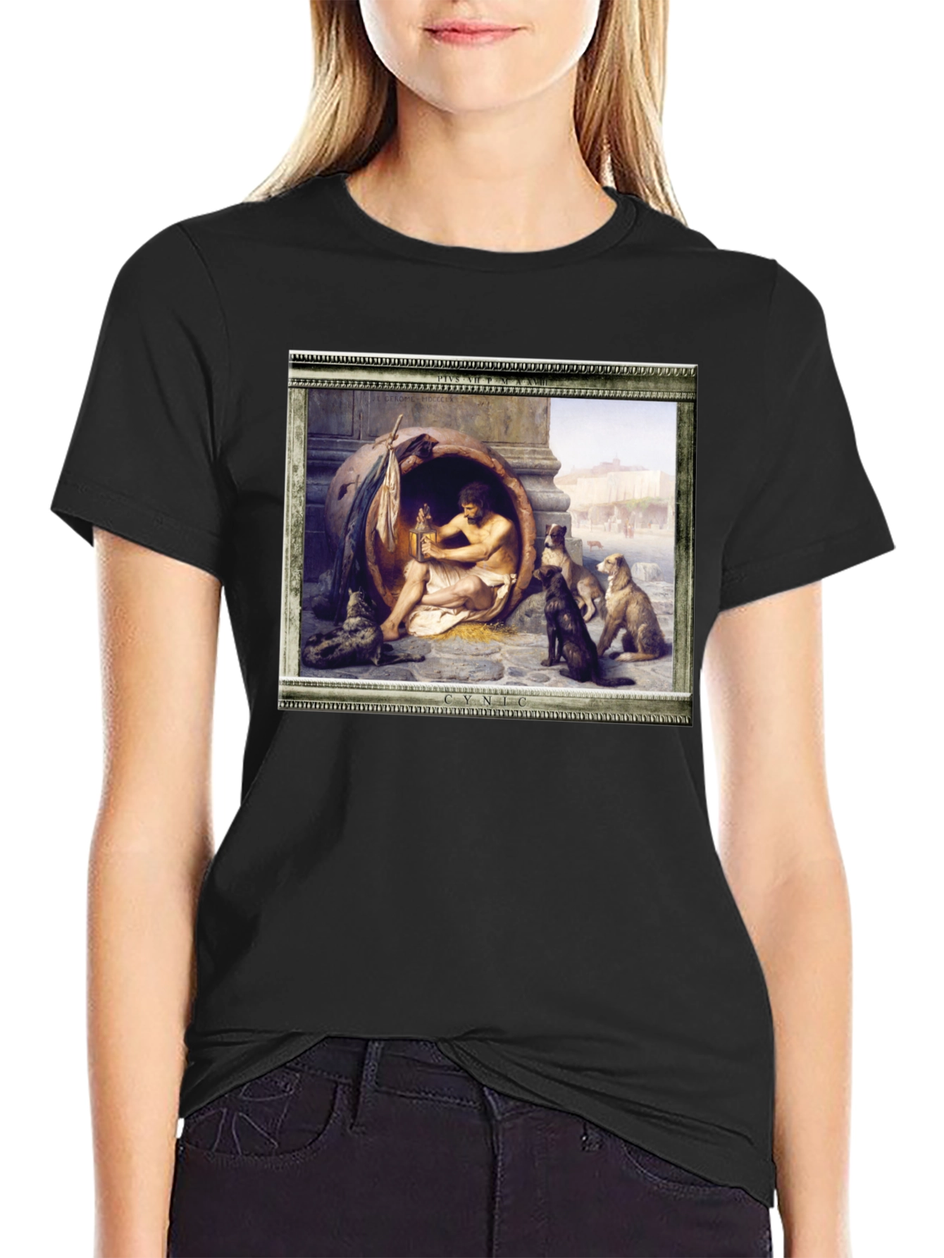 Cynic Diogenes in a Tub T-Shirt - Philosophic Style