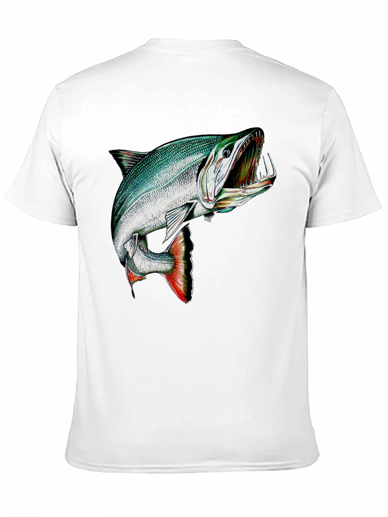 Black T-Shirt with Angler Fish Graphic