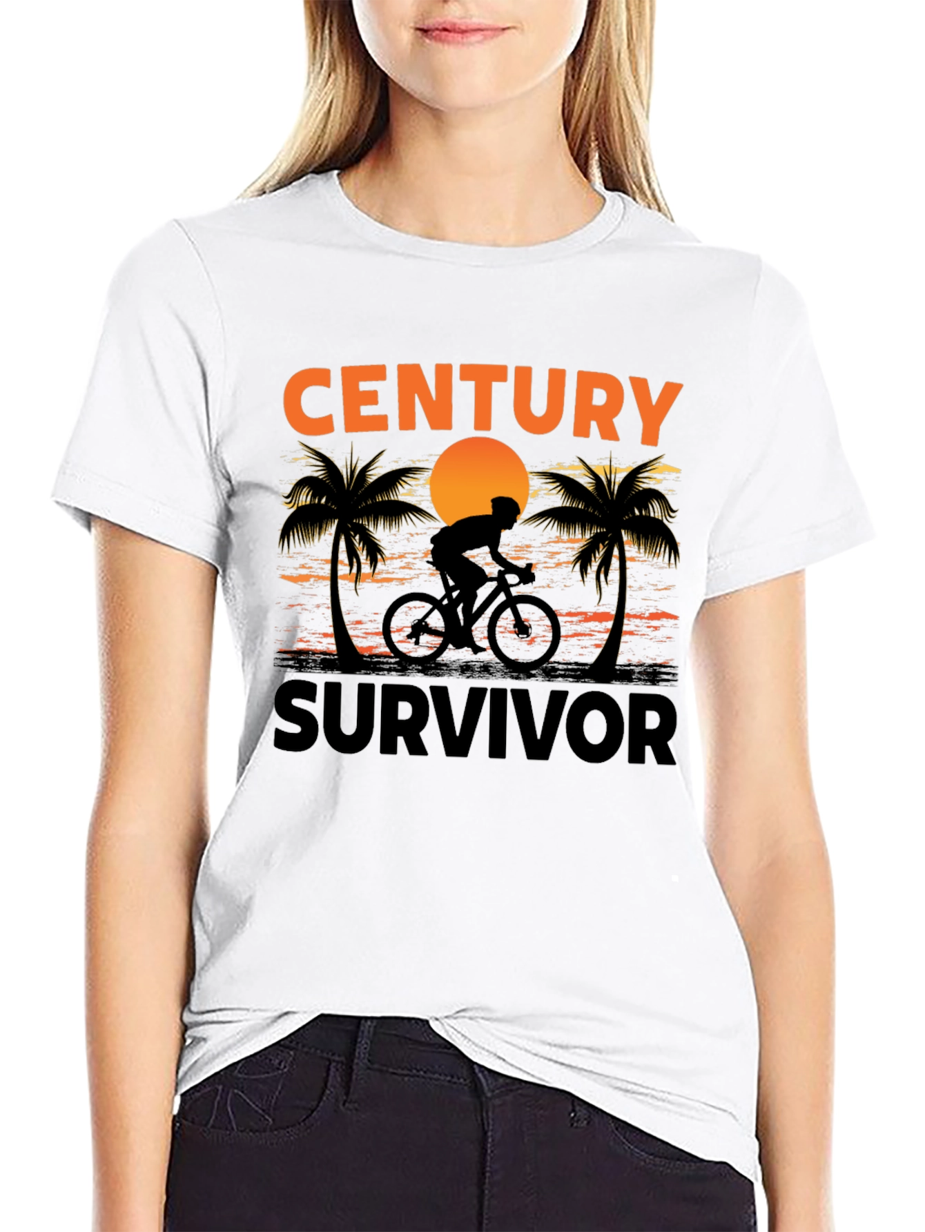 Century Survivor Biker T-Shirt