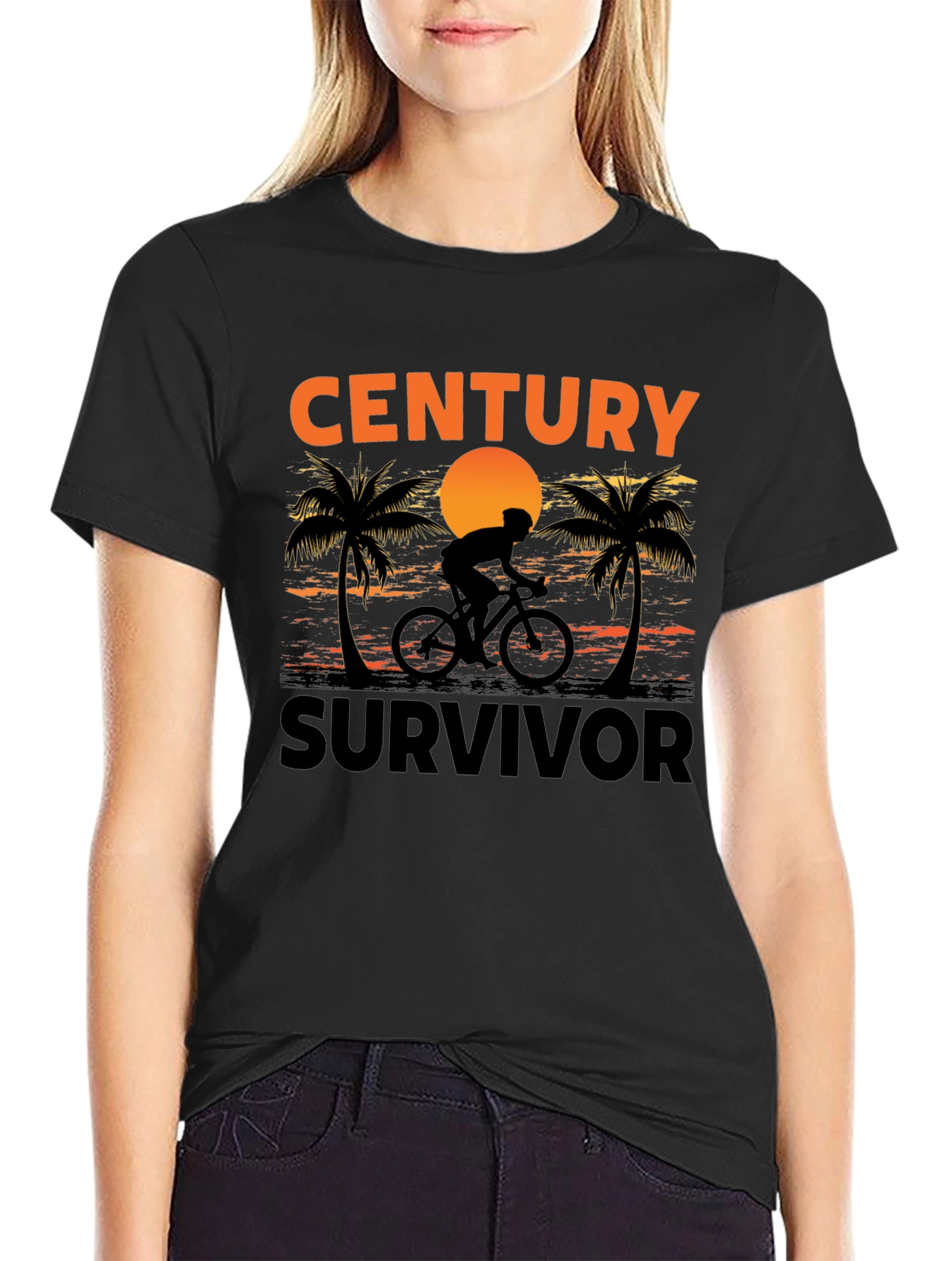 Century Survivor Biker T-Shirt