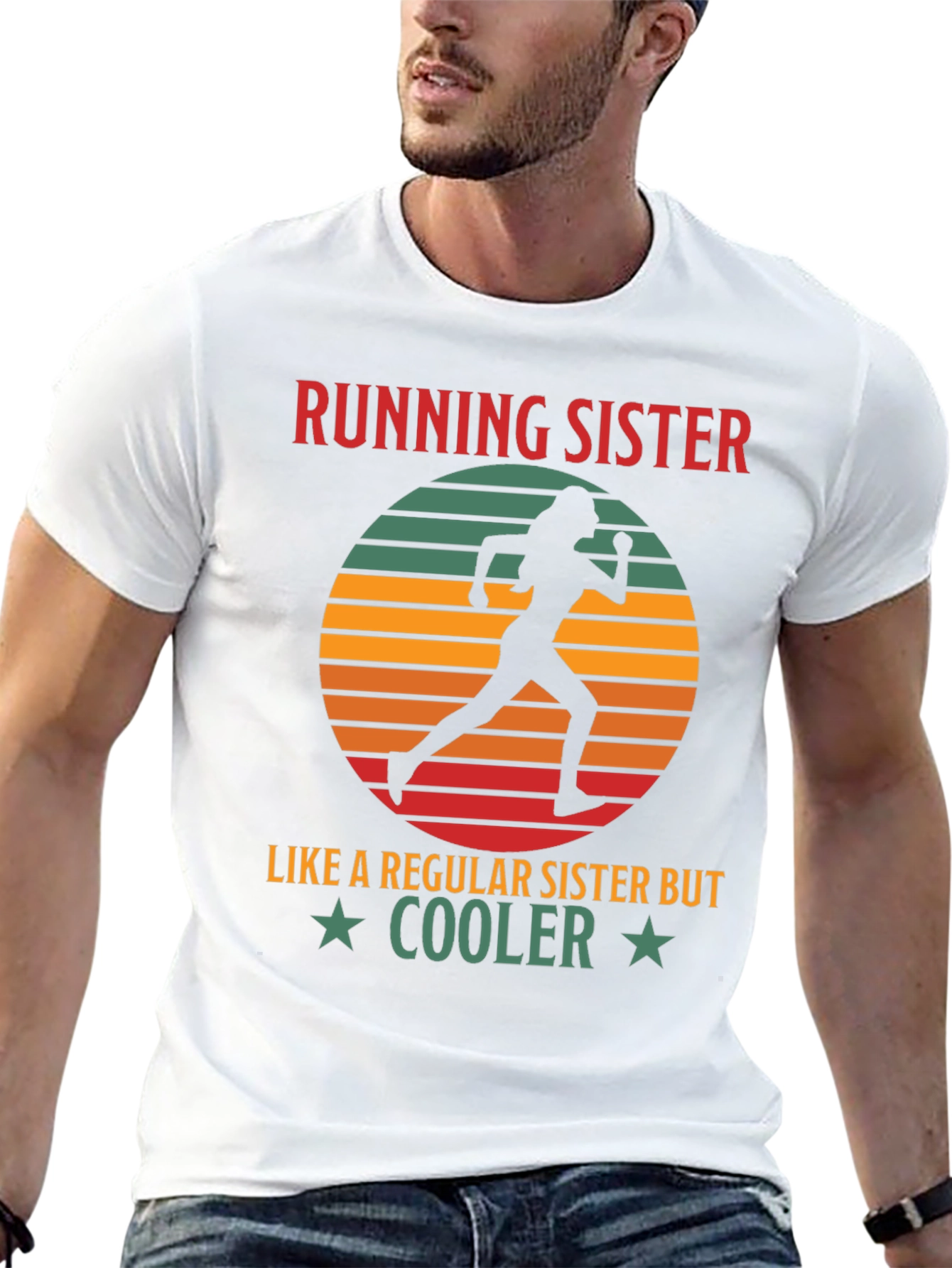 Running Sister Graphic Tee - Regular Sister But Cooler